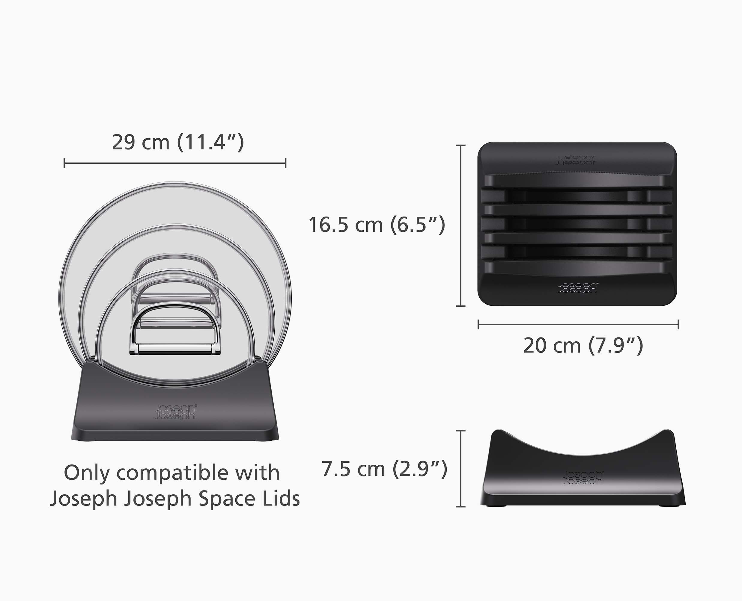 joseph-joseph-space-3-piece-lid-storage-stand image 5