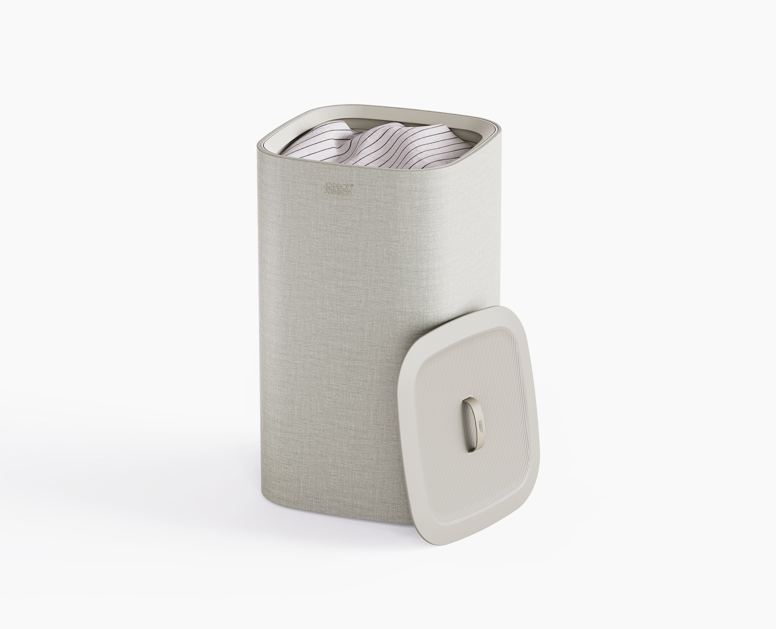 joseph-joseph-tota-one-60l-ecru-laundry-basket image 1