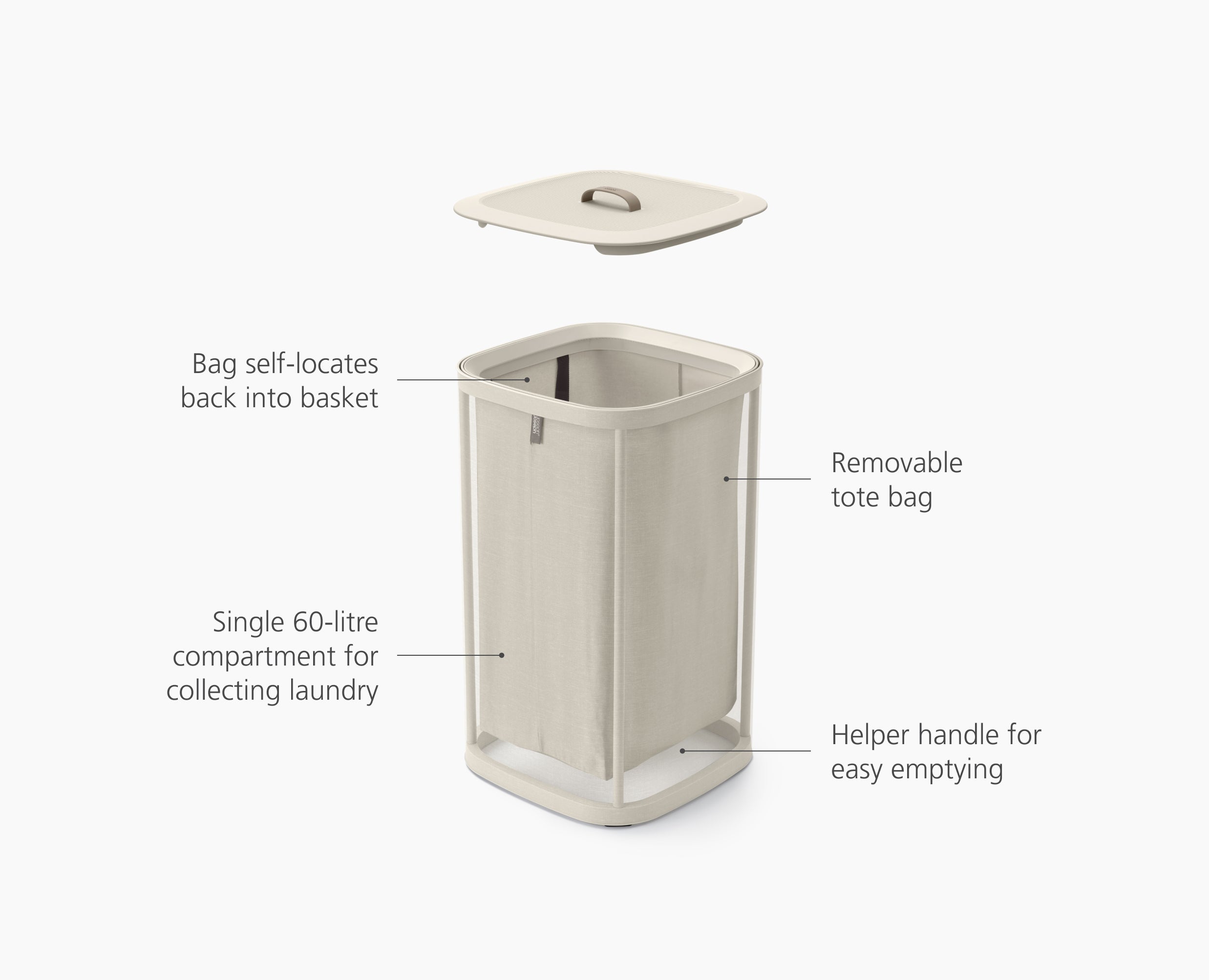 joseph-joseph-tota-one-60l-ecru-laundry-basket image 6