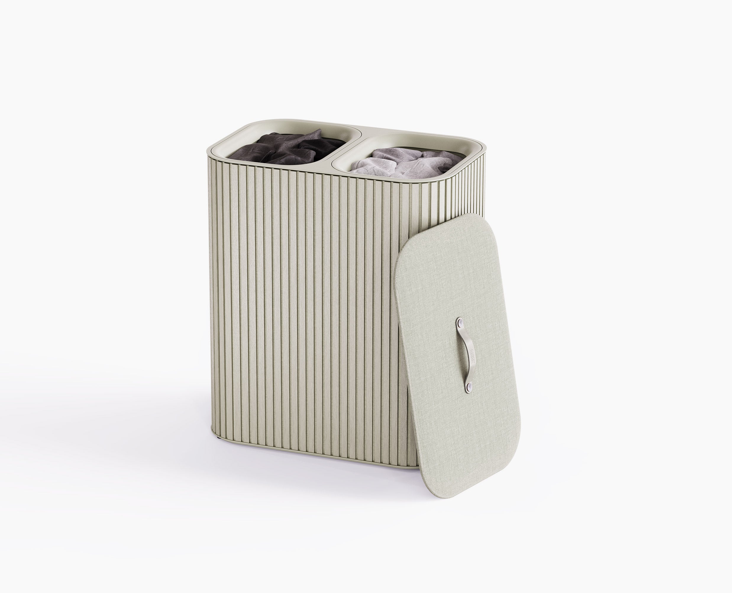 joseph-joseph-tota-luxe-90l-ecru-laundry-separation-basket image 1
