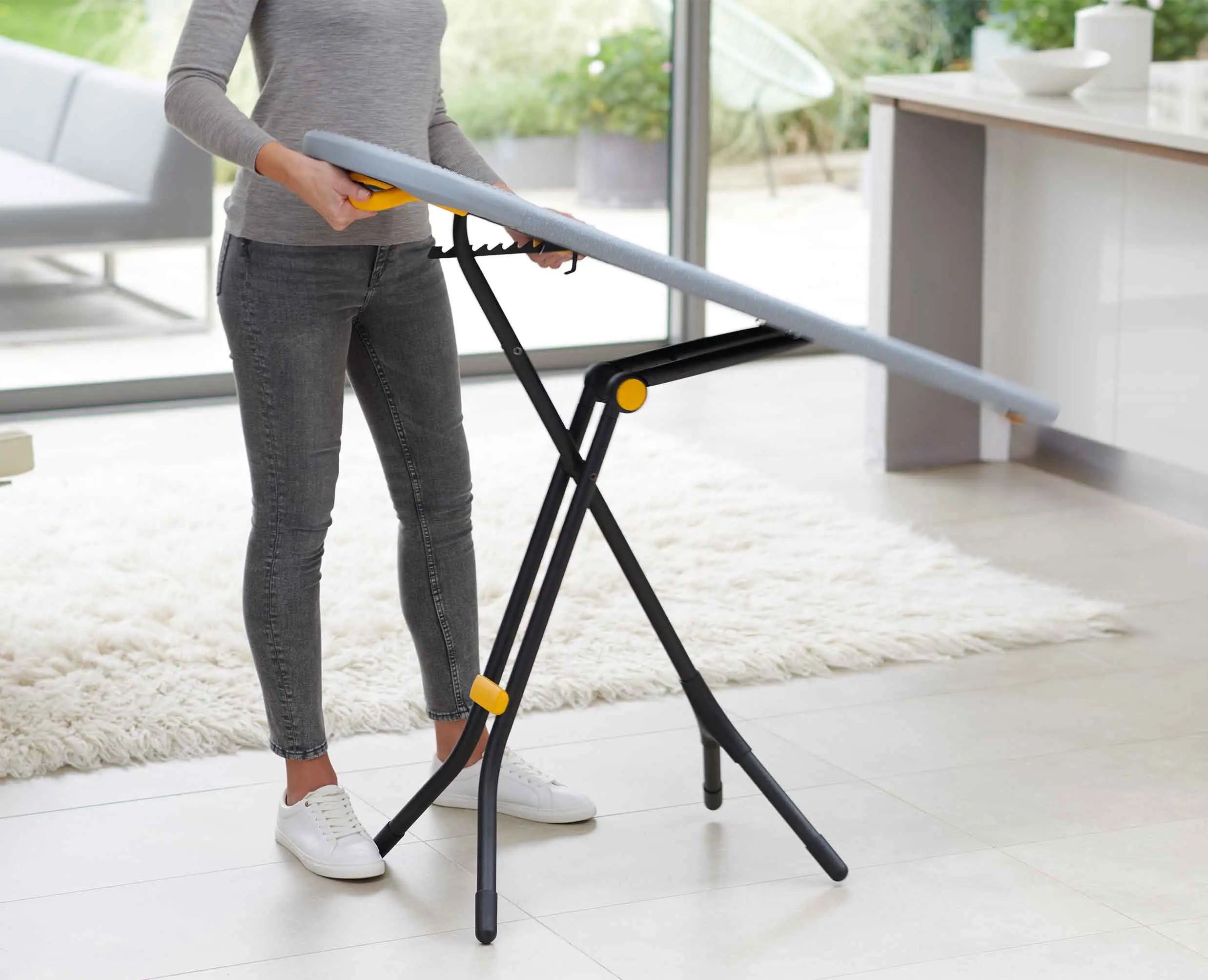 joseph-joseph-glide-130cm-grey-easy-store-ironing-board-with-7-height-positions image 7