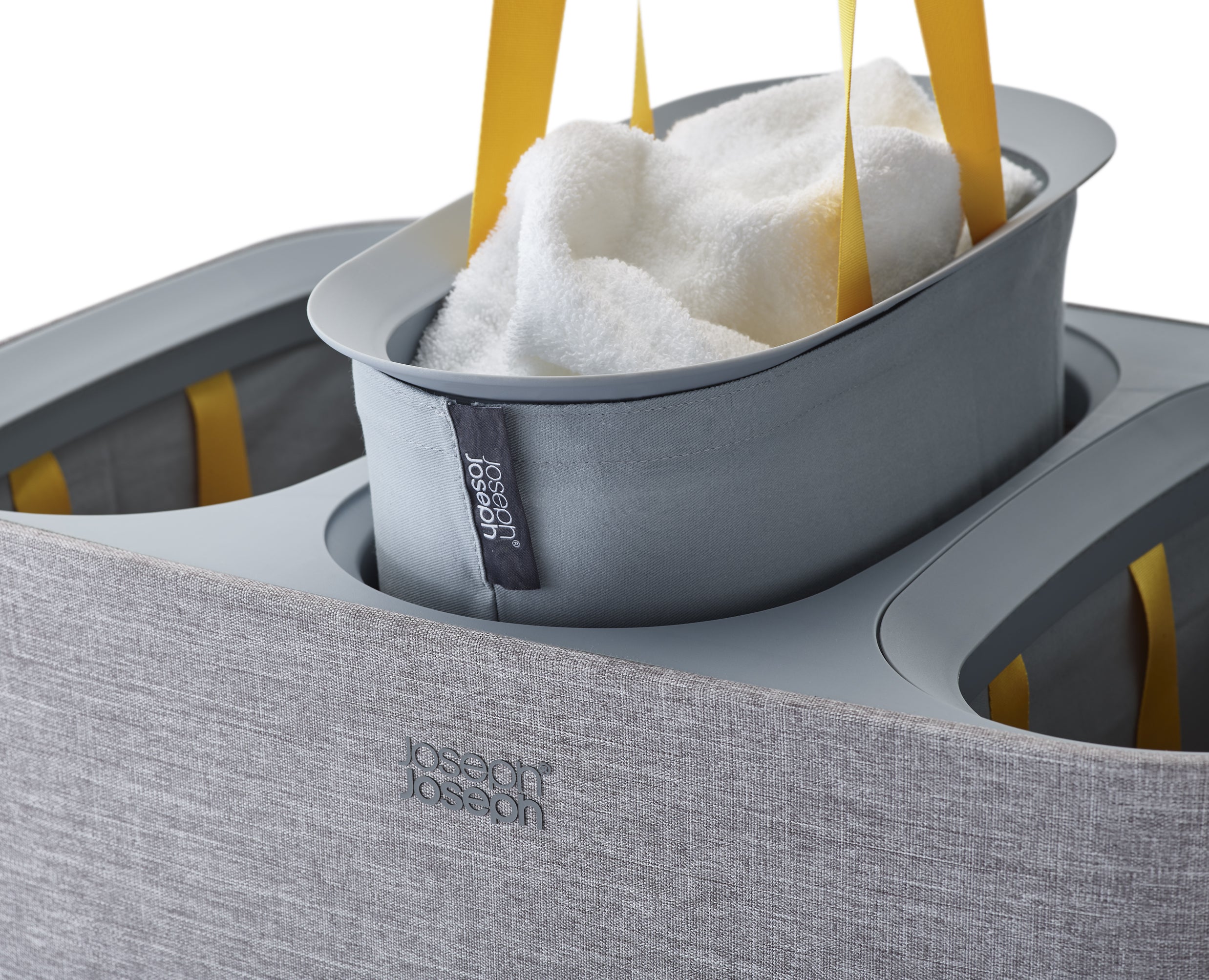 joseph-joseph-2-piece-grey-tota-trio-90l-hold-all-max-55l-laundry-basket-set-sor image 6
