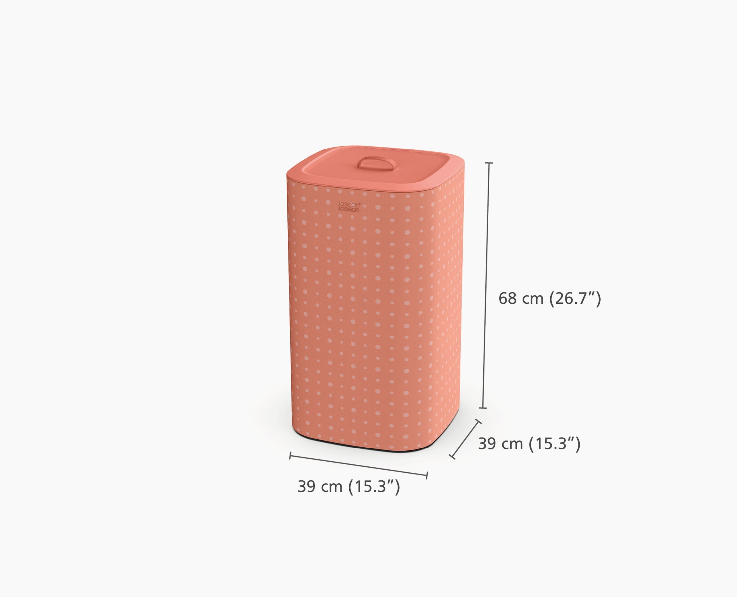 joseph-joseph-tota-pop-60l-coral-laundry-separation-basket-with-two-tote-bags image 8