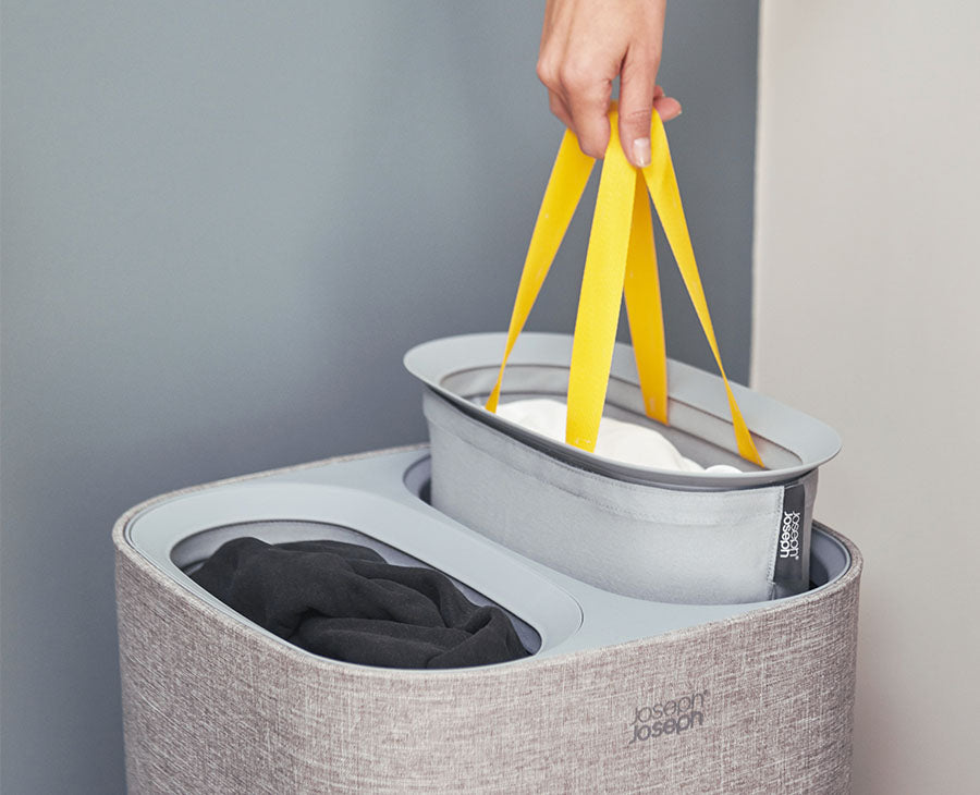 joseph-joseph-2-piece-grey-laundry-basket-set-tota-60l-hold-all-35l image 2