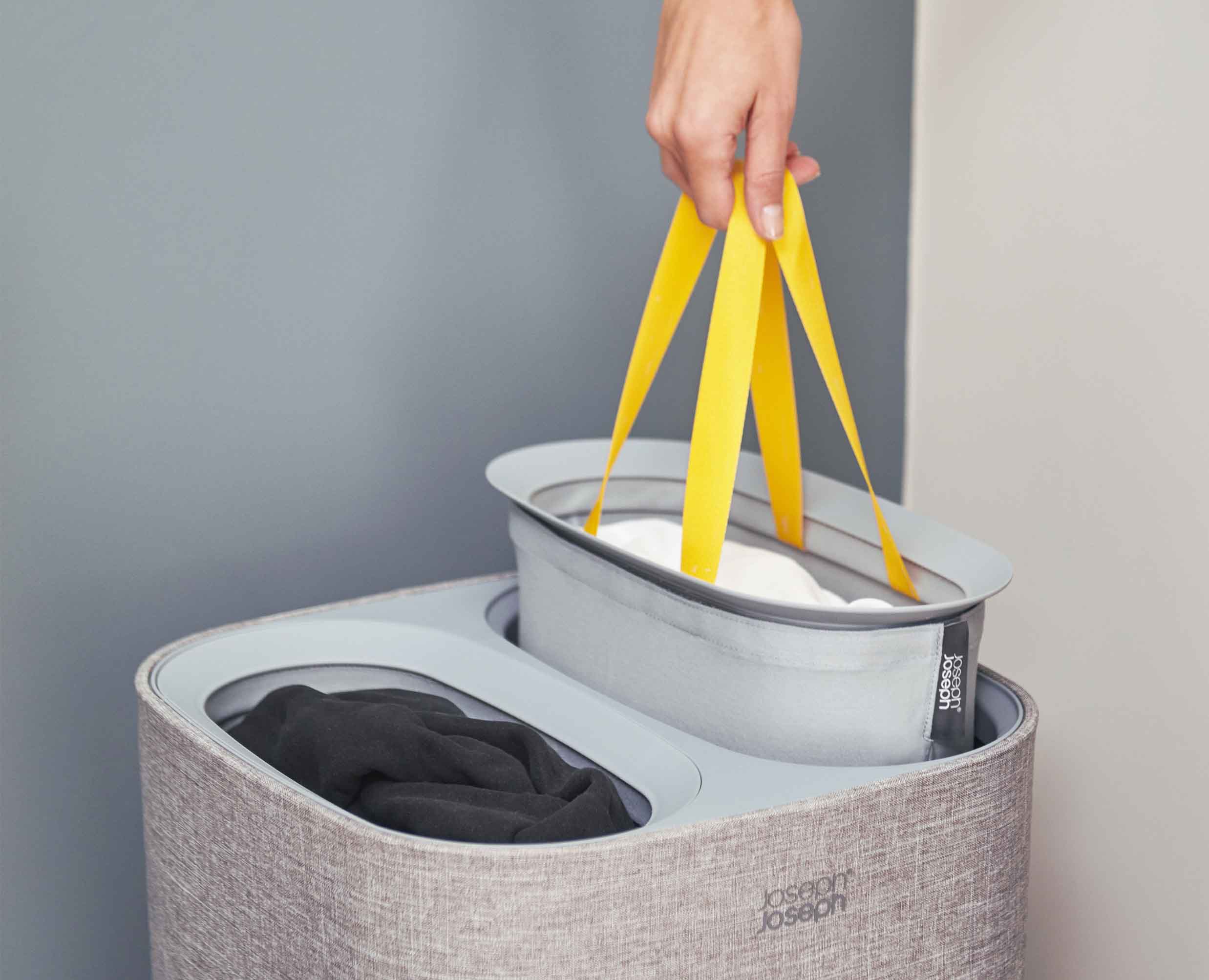 joseph-joseph-2-piece-grey-laundry-basket-set-tota-60l-hold-all-35l image 4