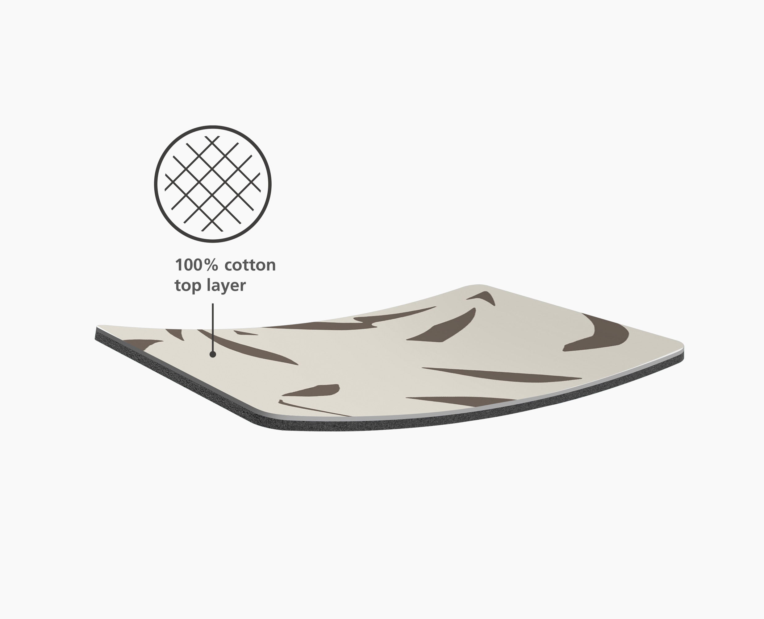 joseph-joseph-glide-compact-110cm-ecru-ironing-board-cover-replacement image 6