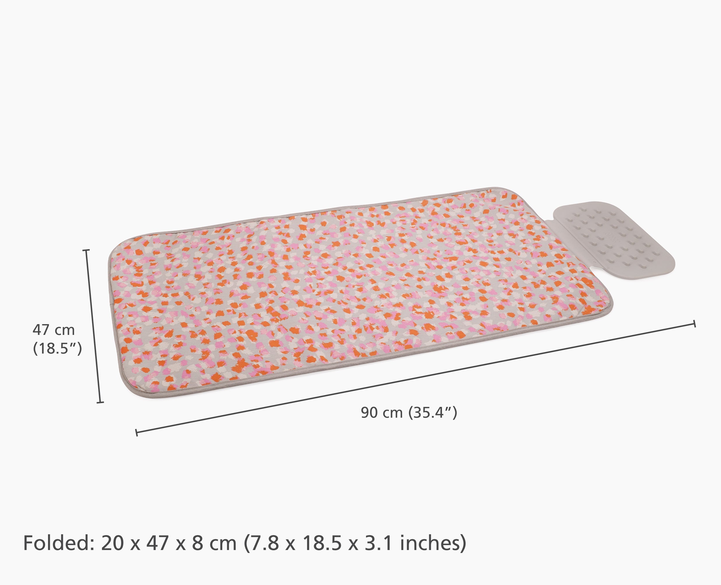 joseph-joseph-swift-90cm-table-top-peach-ironing-mat image 5