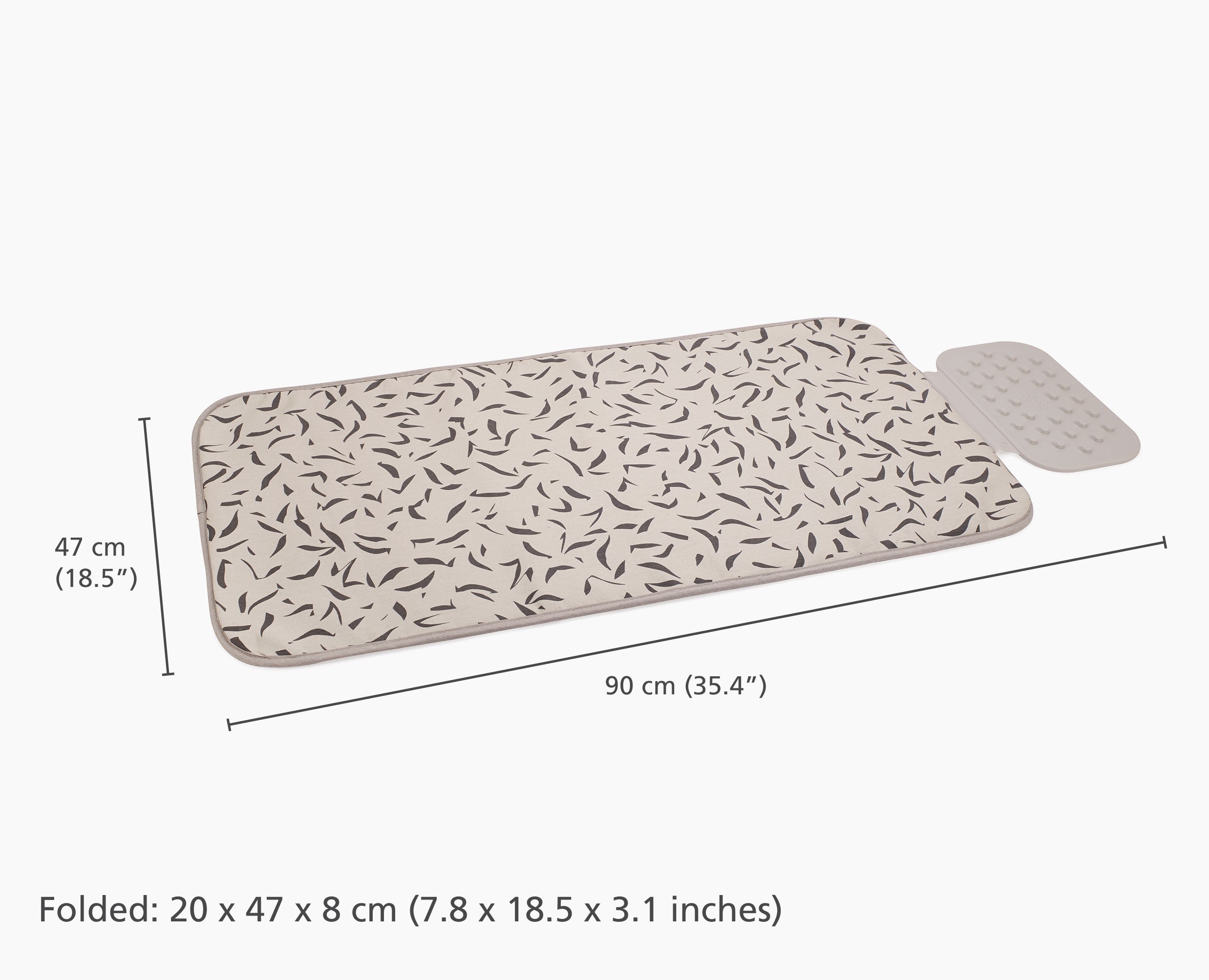 joseph-joseph-swift-90cm-table-top-ecru-ironing-mat-heat-steam-resistant-with-no image 5