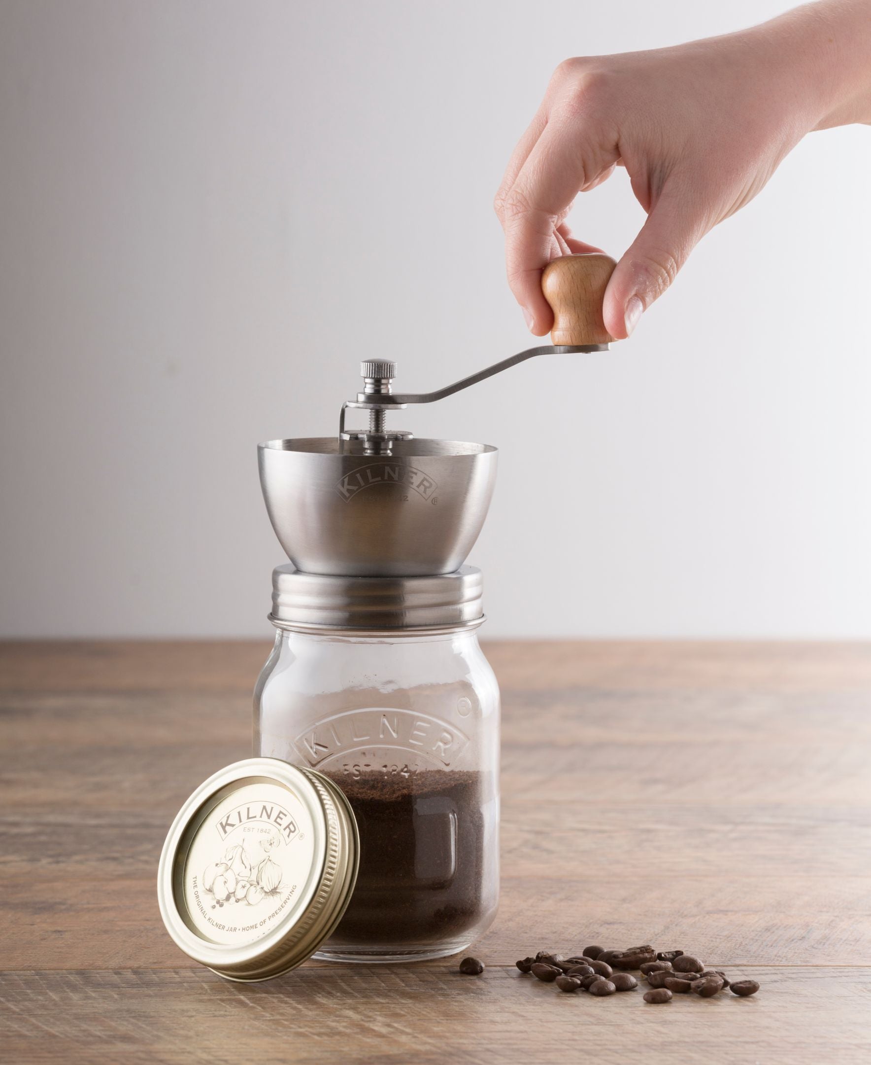 kilner-coffee-grinder-with-glass-jar image 2