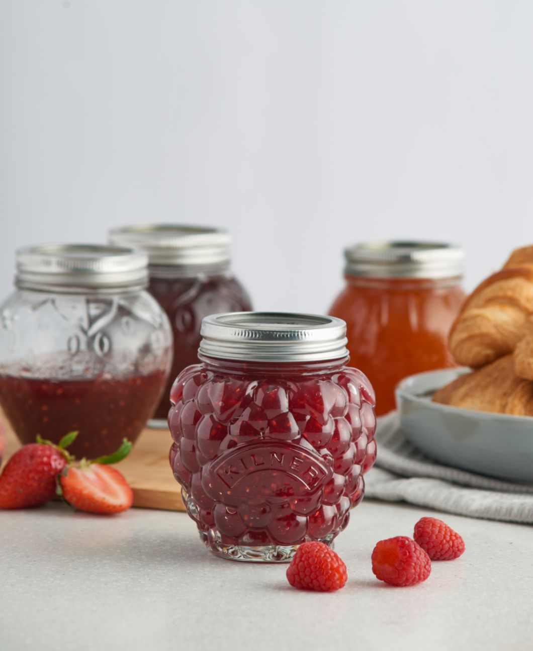 kilner-berry-fruit-jar-set-of-6-400ml-for-jam-chutney-jelly image 2