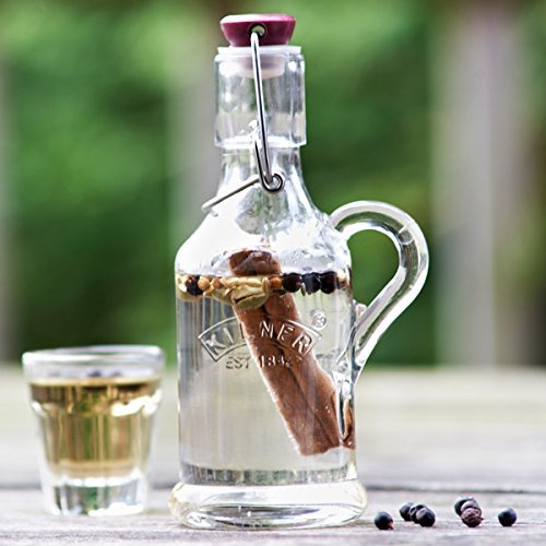 kilner-6-piece-glassware-infused-gin-set-2-bottles-funnel-muslin-squares-recipe- image 7