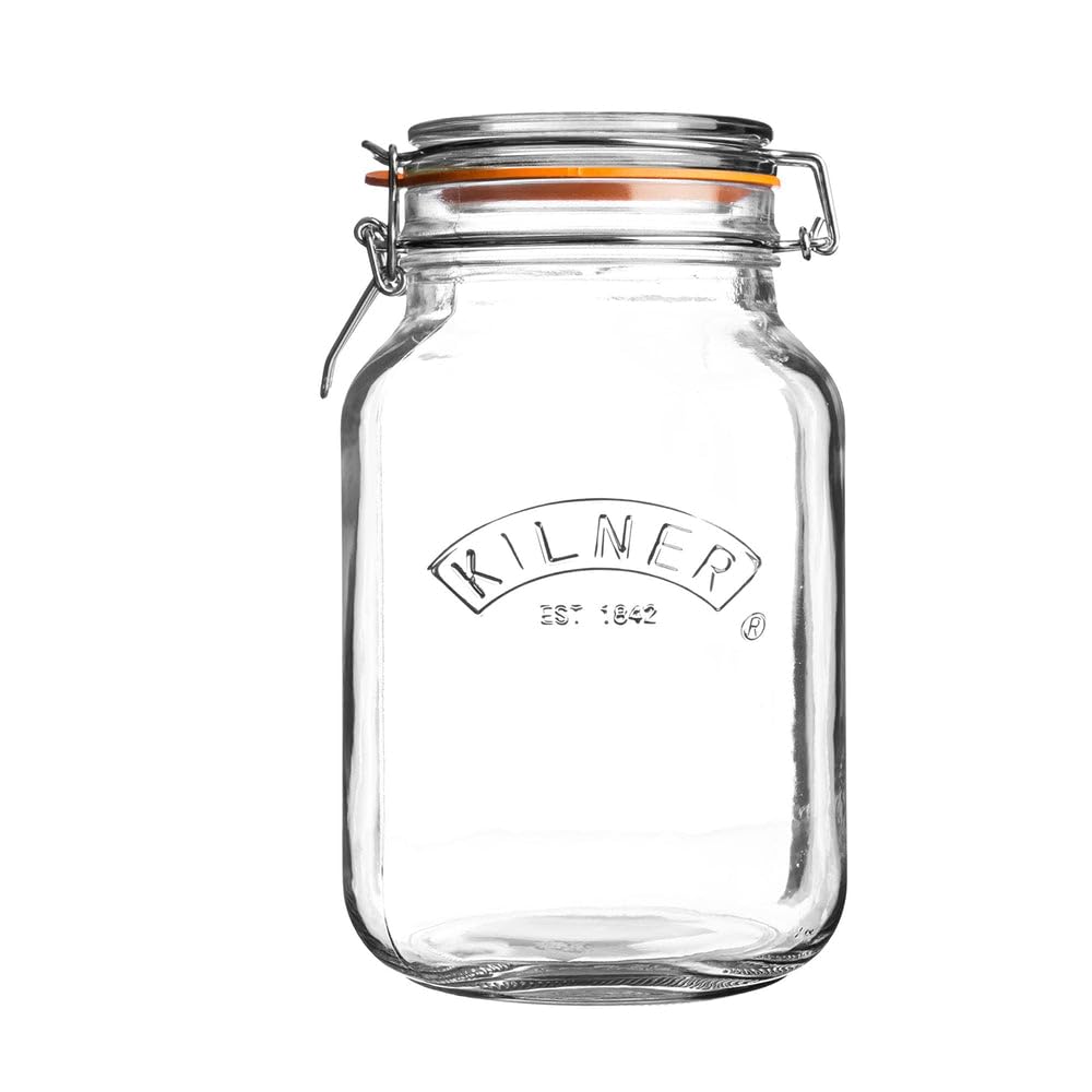 kilner-square-swing-top-glass-jar-1-5l-space-saving-preserving-jar image 8