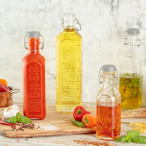 kilner-swing-top-glass-bottle-10oz-300ml-with-grey-clip-lid image 8
