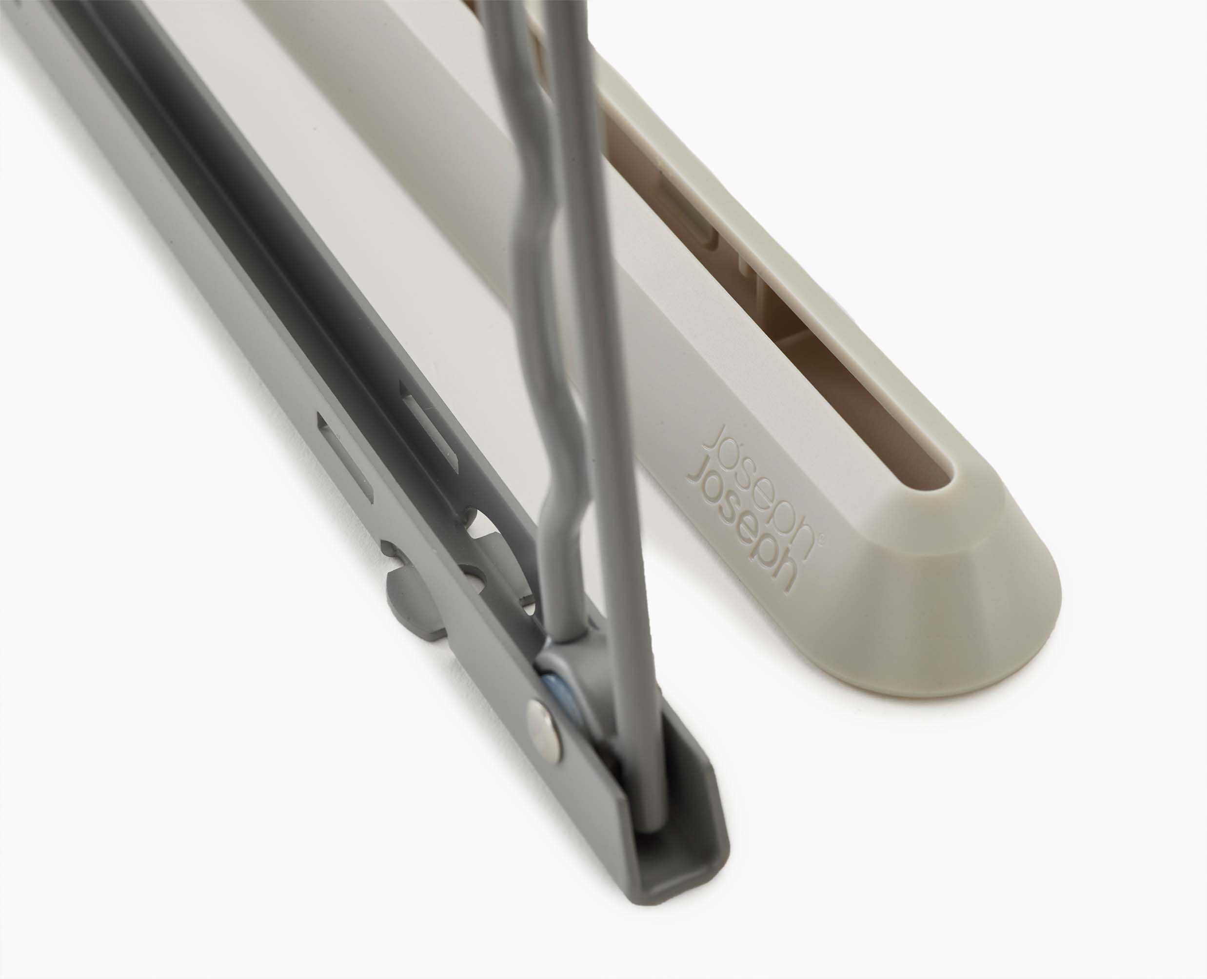 joseph-joseph-orderly-ecru-retractable-hanging-rail-for-wall-or-door-mounting image 5