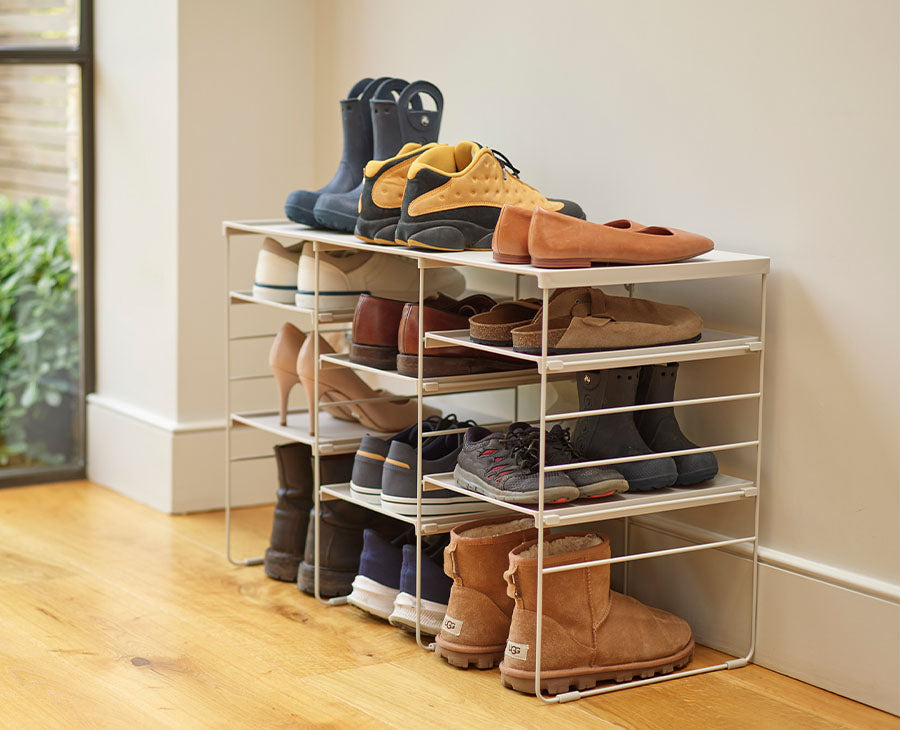 joseph-joseph-level-plus-large-adjustable-ecru-shoe-rack image 2