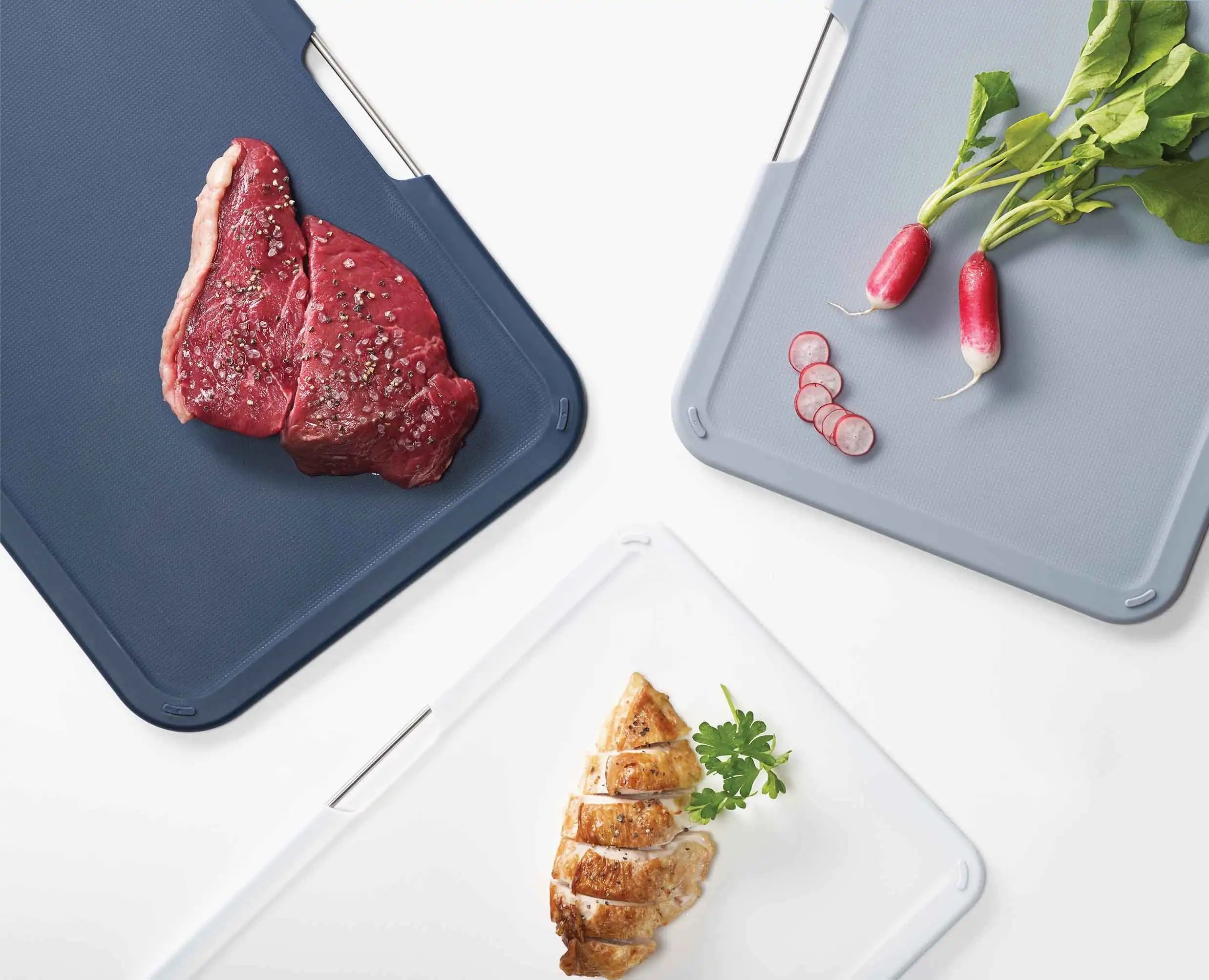 joseph-joseph-nest-boards-3-piece-grey-chopping-board-set-with-space-saving-stan image 5