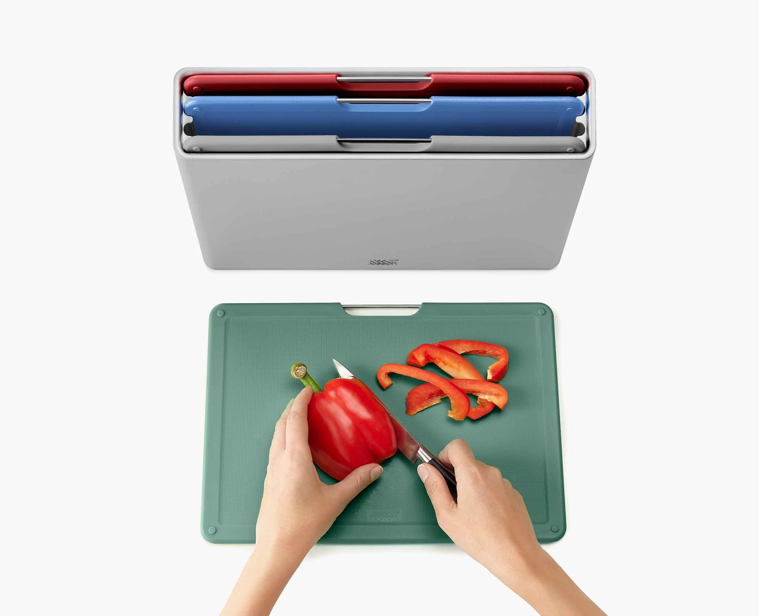 joseph-joseph-folio-4-piece-coast-silver-chopping-board-set-large image 5