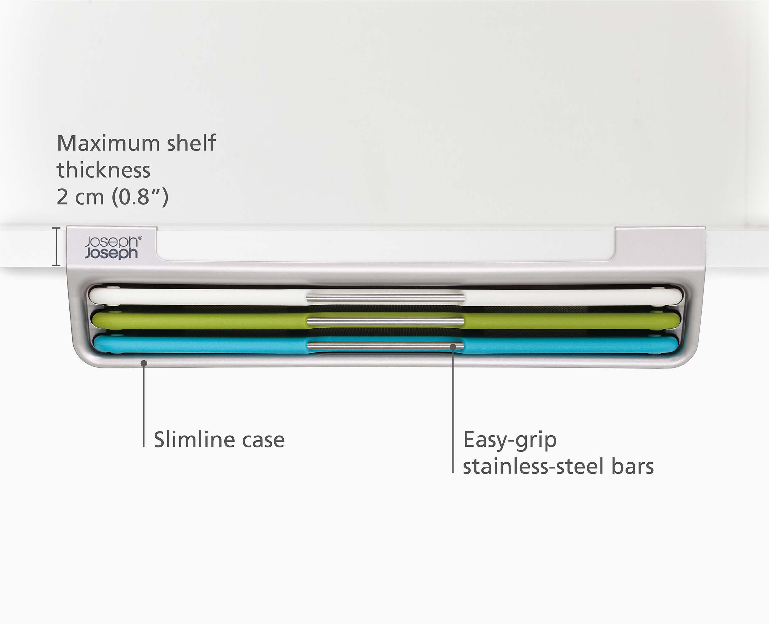 joseph-joseph-folio-slim-3-piece-under-shelf-multicolour-chopping-board-set image 7