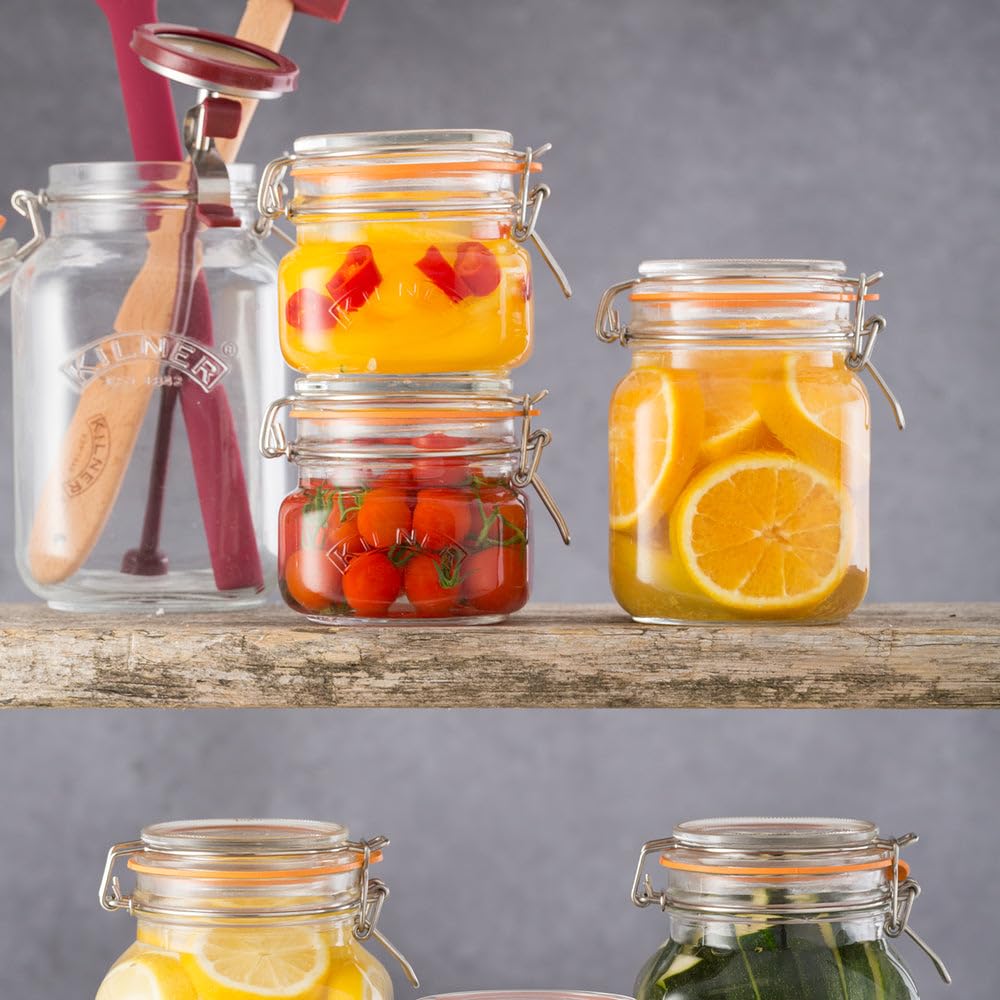 kilner-square-swing-top-glass-jar-1-5l-space-saving-preserving-jar image 6
