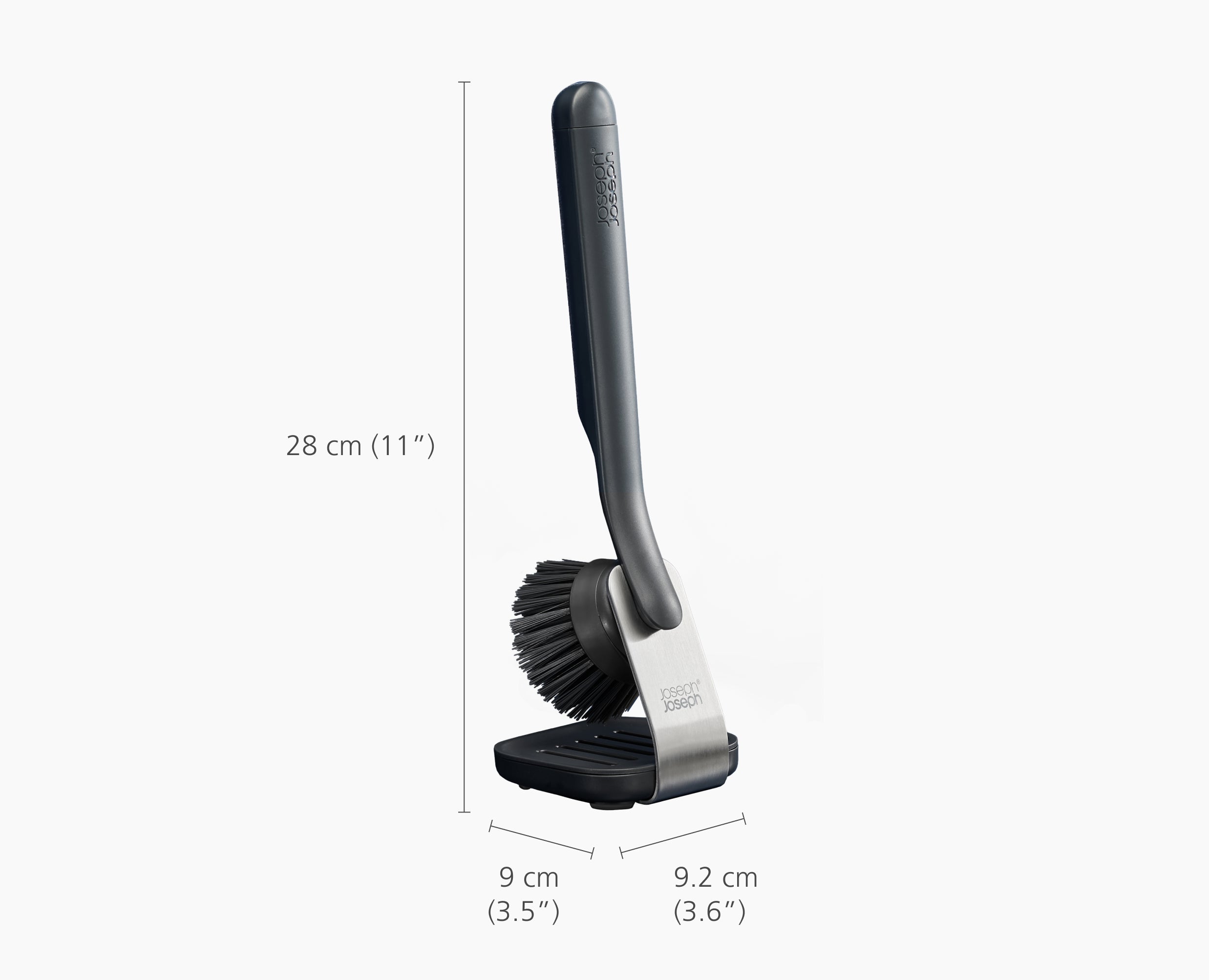 joseph-joseph-sinktech-washing-up-brush-with-steel-stand image 7
