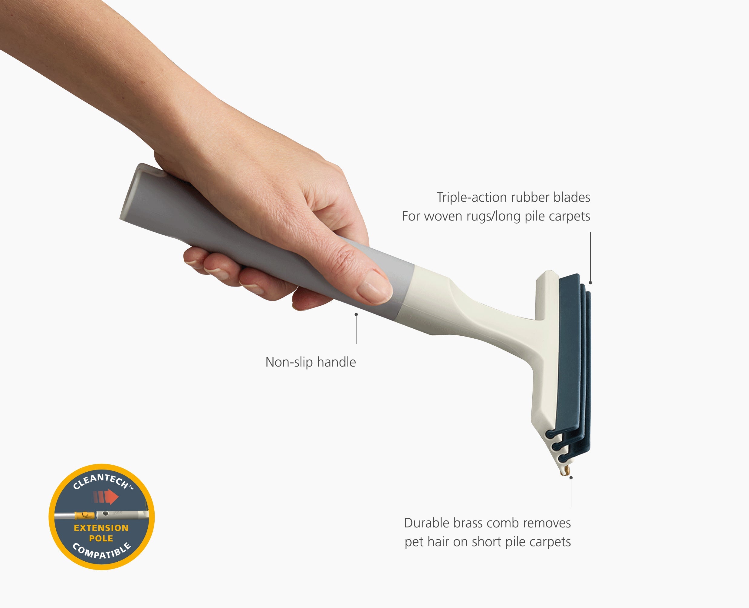 joseph-joseph-cleantech-pet-hair-carpet-cleaning-set image 8