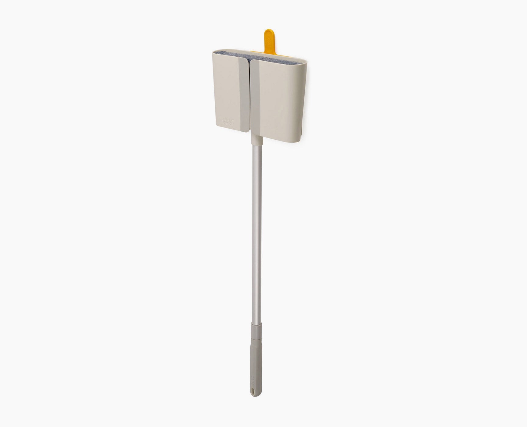 joseph-joseph-cleantech-wall-mounted-broom-with-telescopic-handle-and-dust-shiel image 1