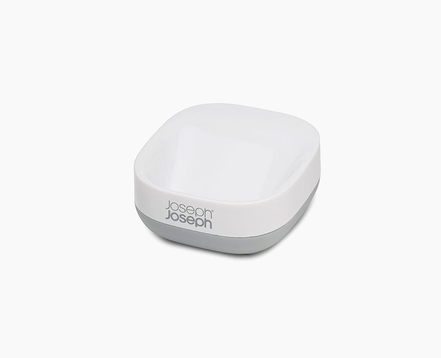 joseph-joseph-slim-compact-light-grey-soap-dish image 1