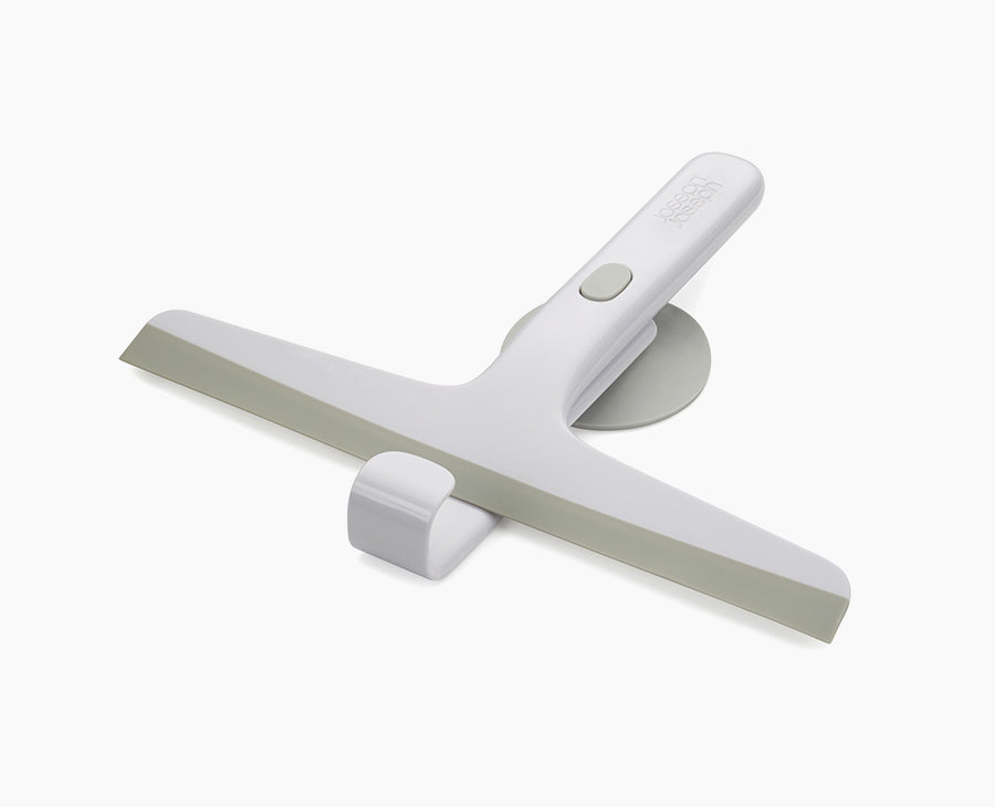 joseph-joseph-easystore-light-grey-shower-squeegee-with-storage-hook image 1
