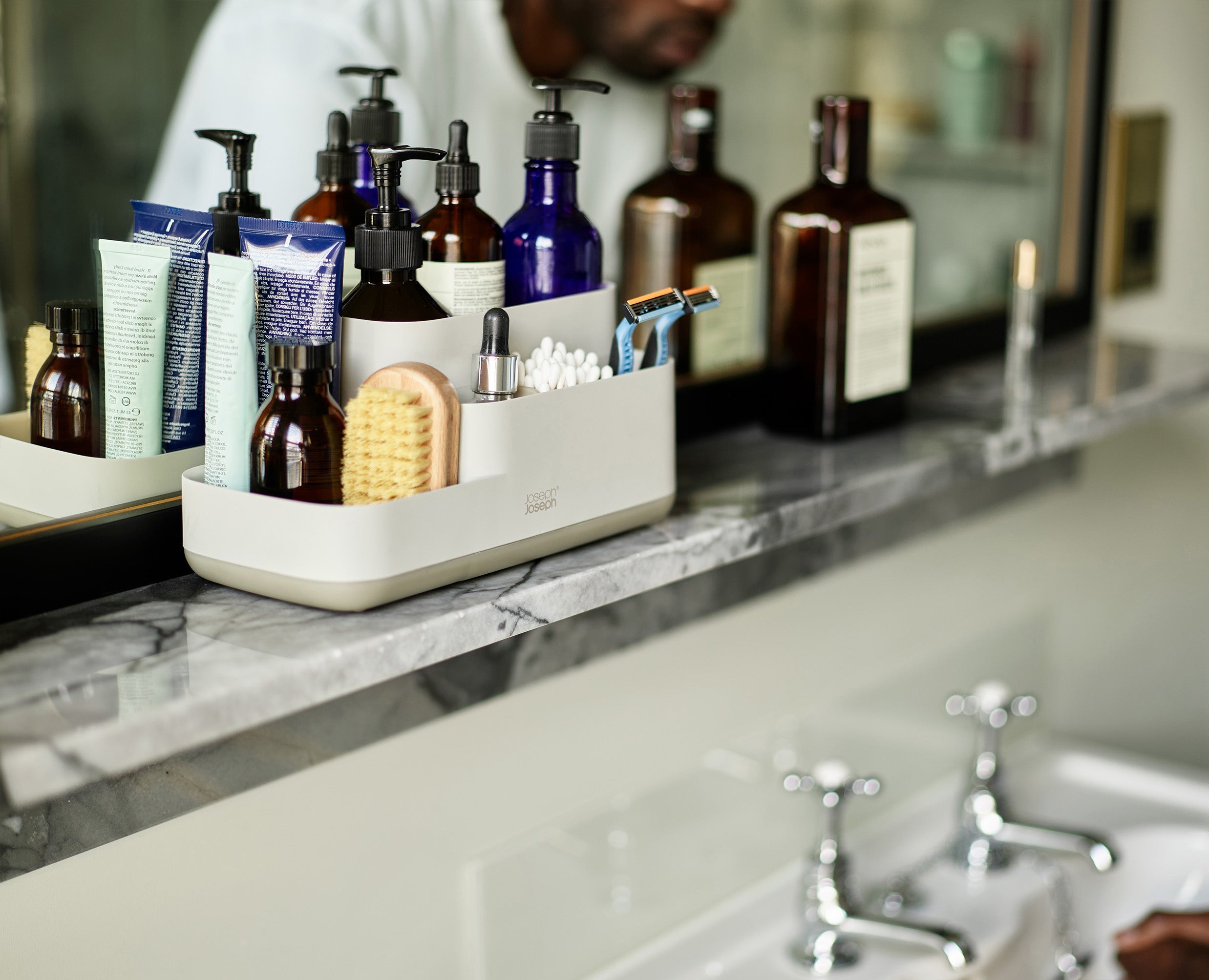 joseph-joseph-matt-ecru-bathroom-set-6-piece image 5