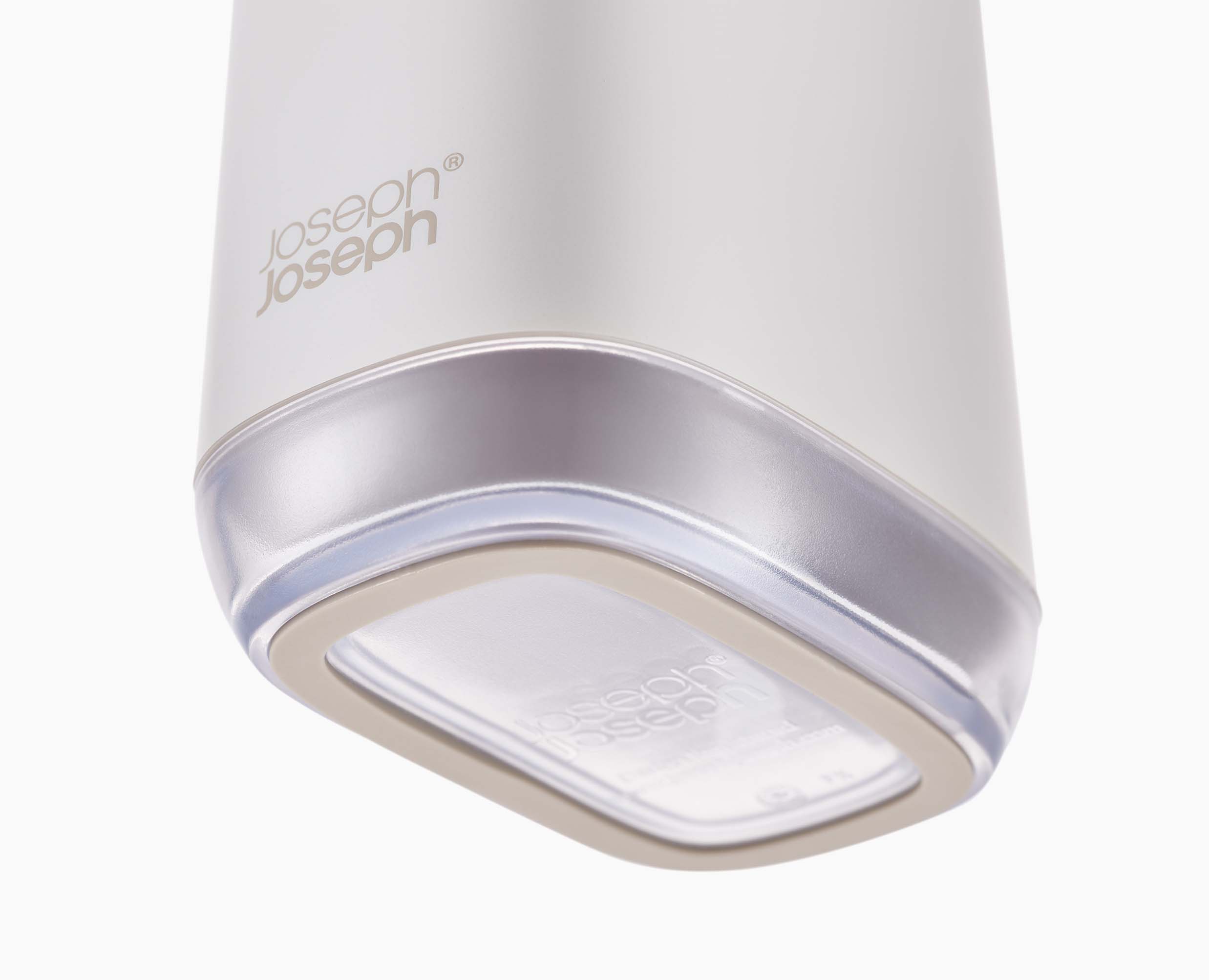 joseph-joseph-slim-matt-ecru-soap-pump-350ml-space-saving-dispenser image 7