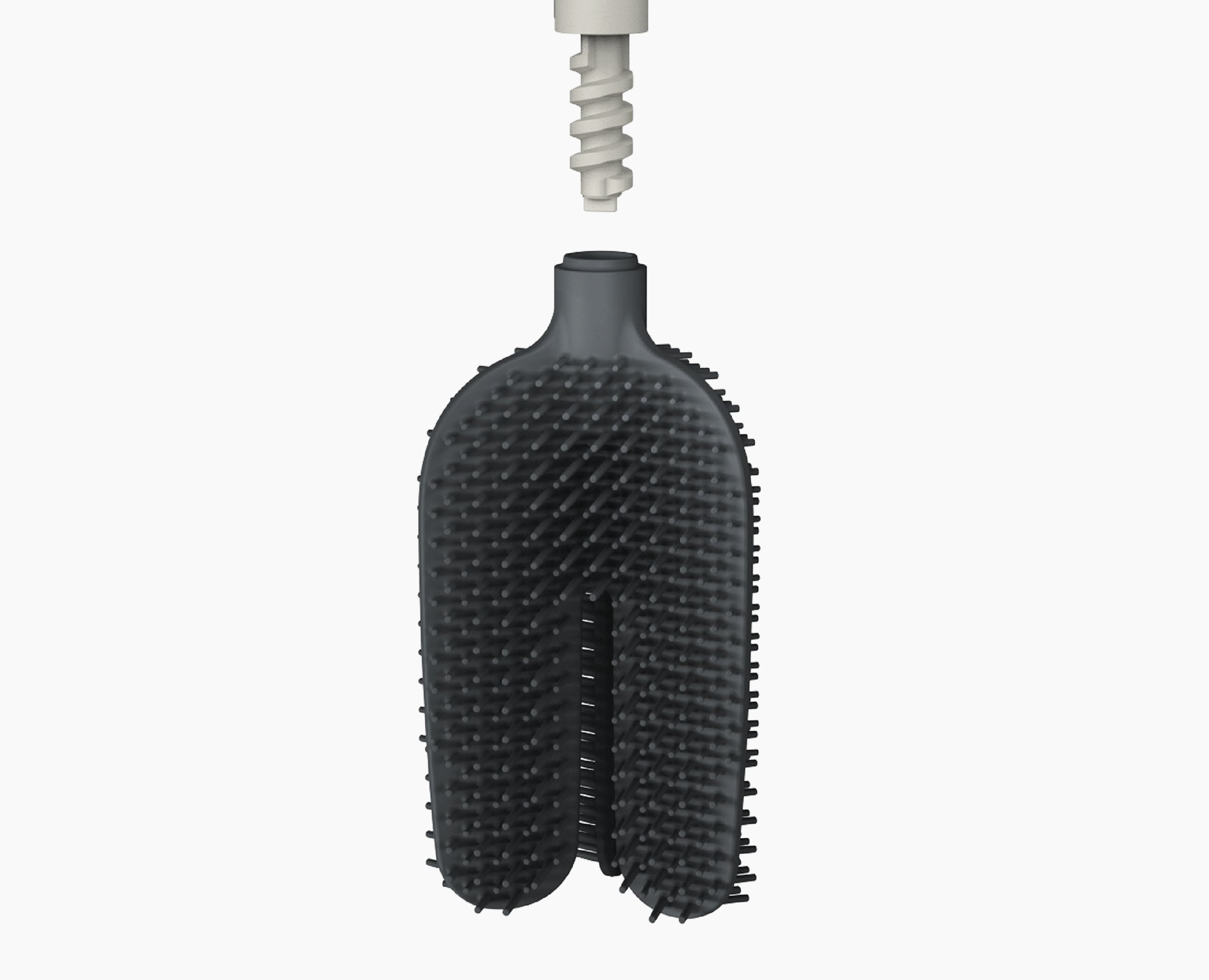 joseph-joseph-flex-360-luxe-toilet-brush-with-stainless-steel-finish-and-triple- image 7
