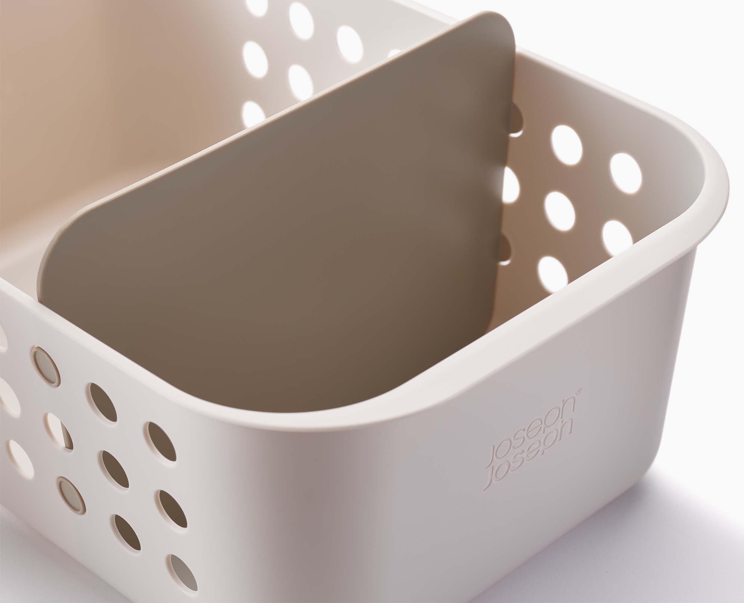 joseph-joseph-easystore-large-ecru-bathroom-storage-basket-organizer-with-divide image 5