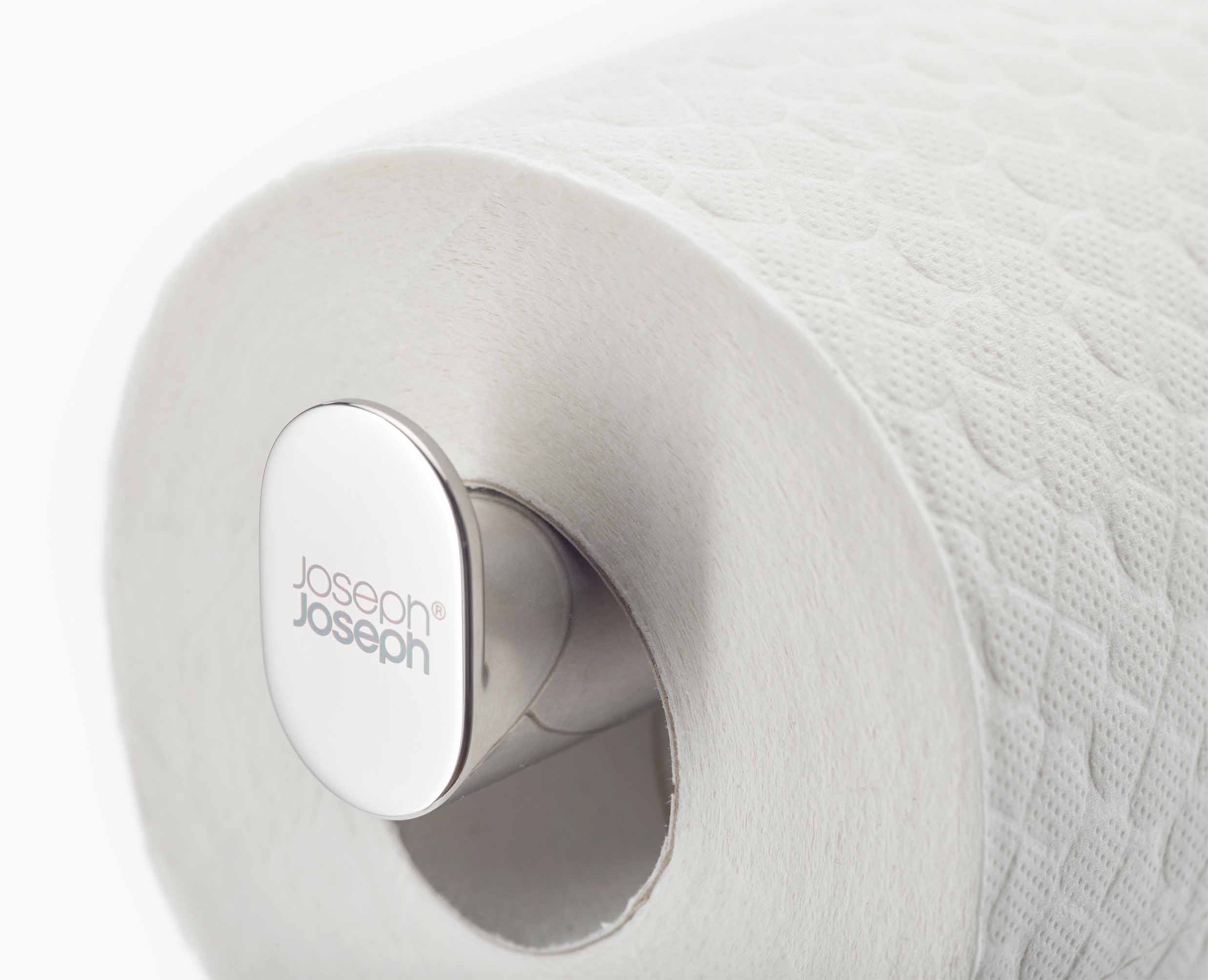 joseph-joseph-easystore-luxe-2-in-1-stainless-steel-toilet-roll-stand image 7