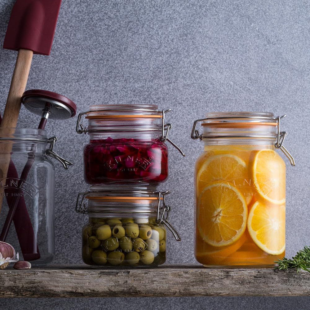 kilner-square-swing-top-glass-jar-1-5l-space-saving-preserving-jar image 3