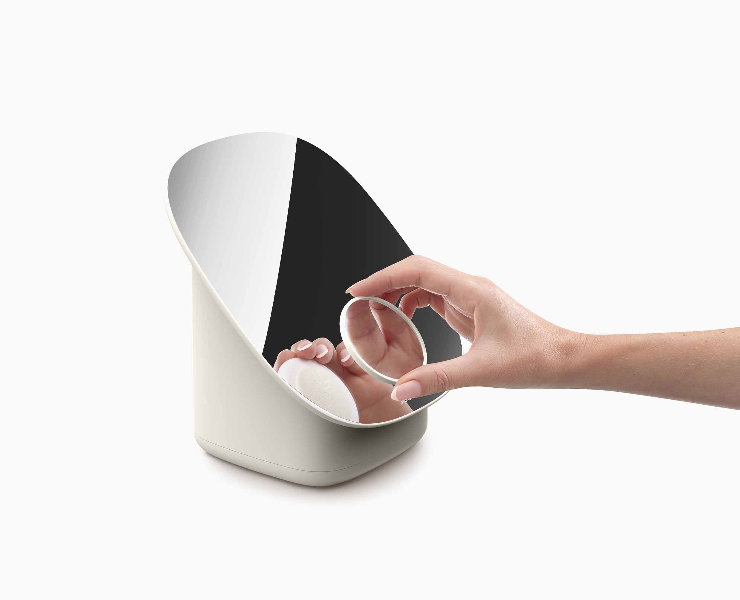 joseph-joseph-viva-pedestal-mirror-with-cosmetic-organiser image 6