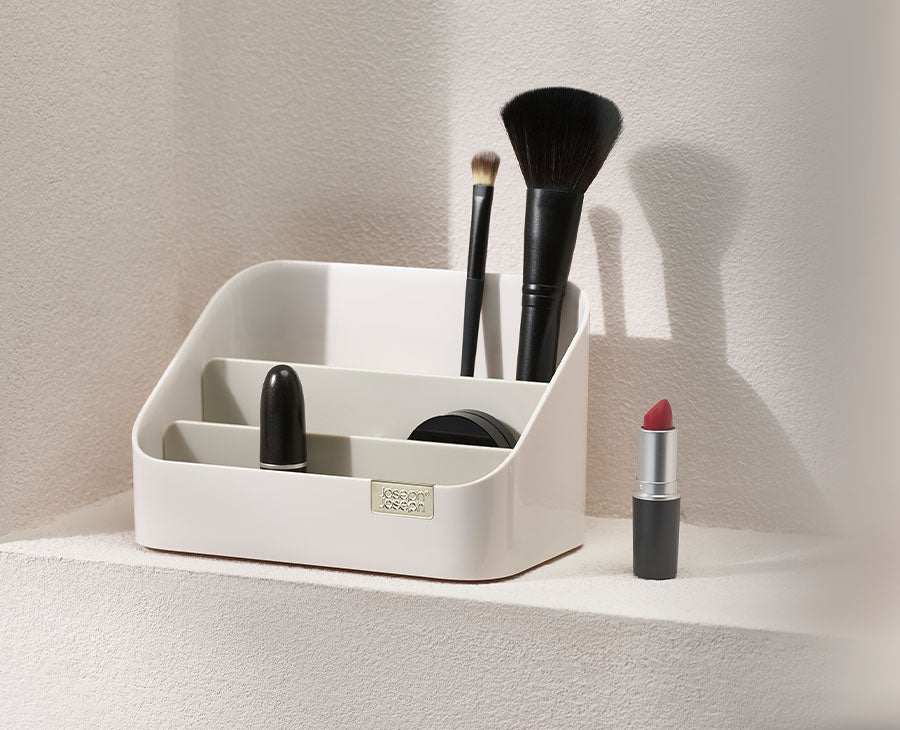 joseph-joseph-viva-tiered-cosmetic-organiser-compact-makeup-storage-with-divider image 2