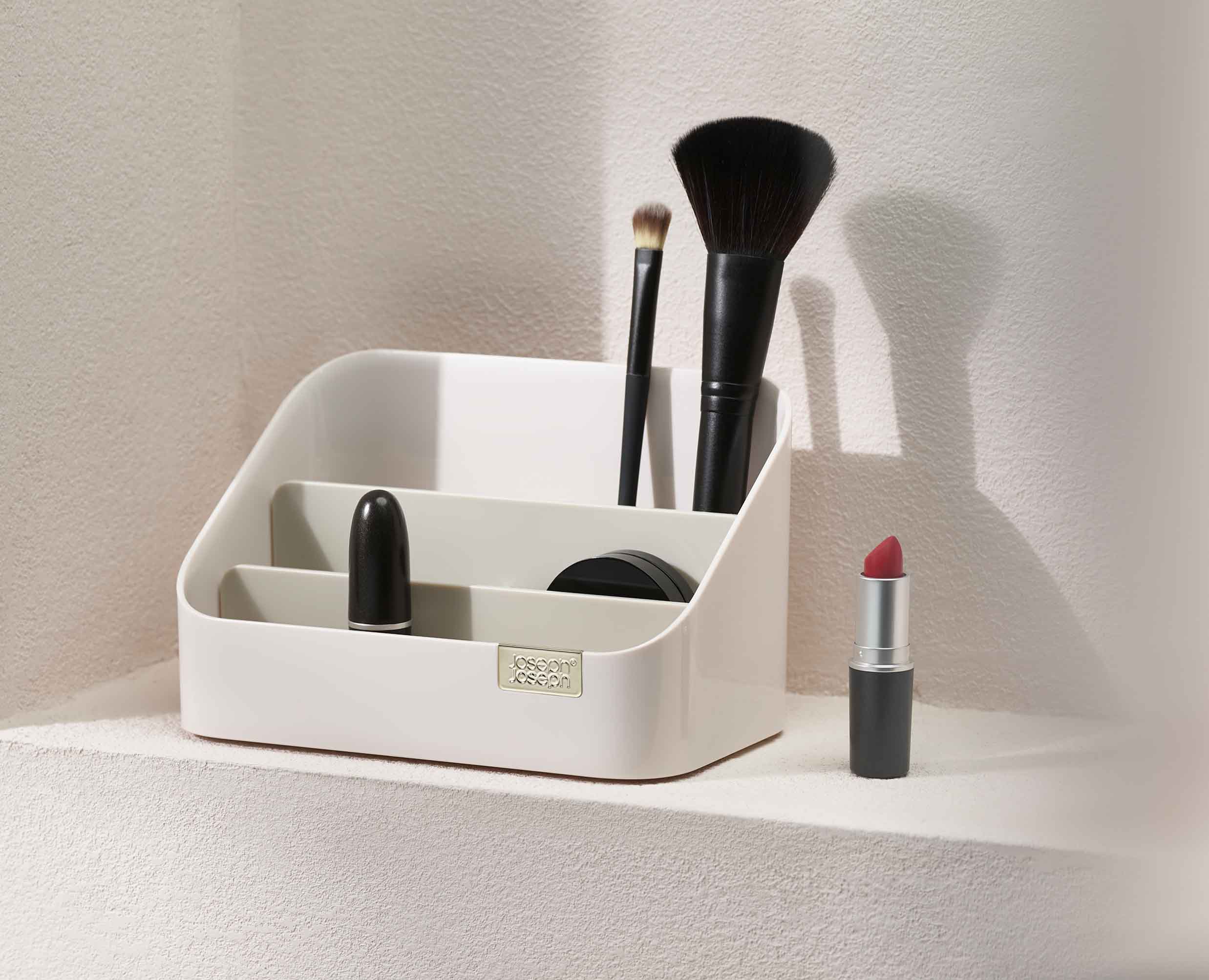 joseph-joseph-viva-tiered-cosmetic-organiser-compact-makeup-storage-with-divider image 3