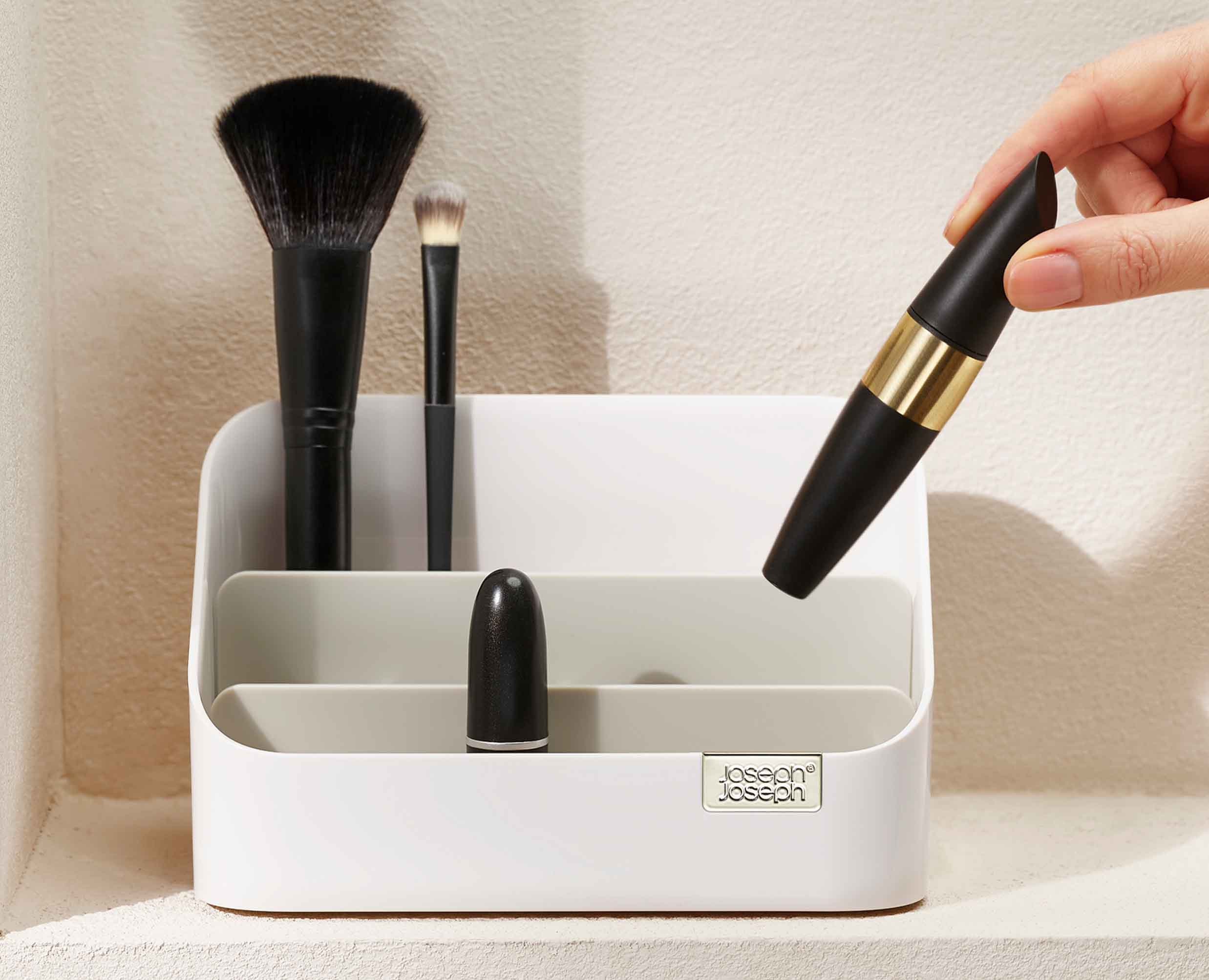 joseph-joseph-viva-tiered-cosmetic-organiser-compact-makeup-storage-with-divider image 4