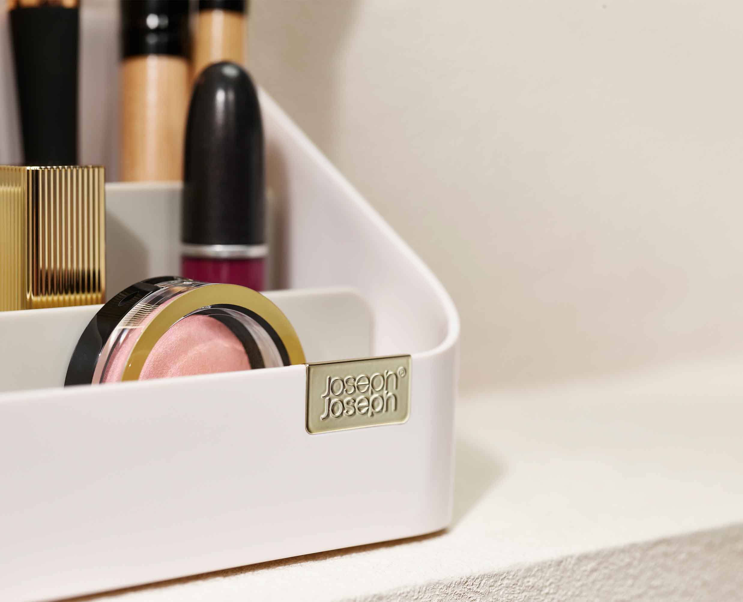 joseph-joseph-viva-tiered-cosmetic-organiser-compact-makeup-storage-with-divider image 6