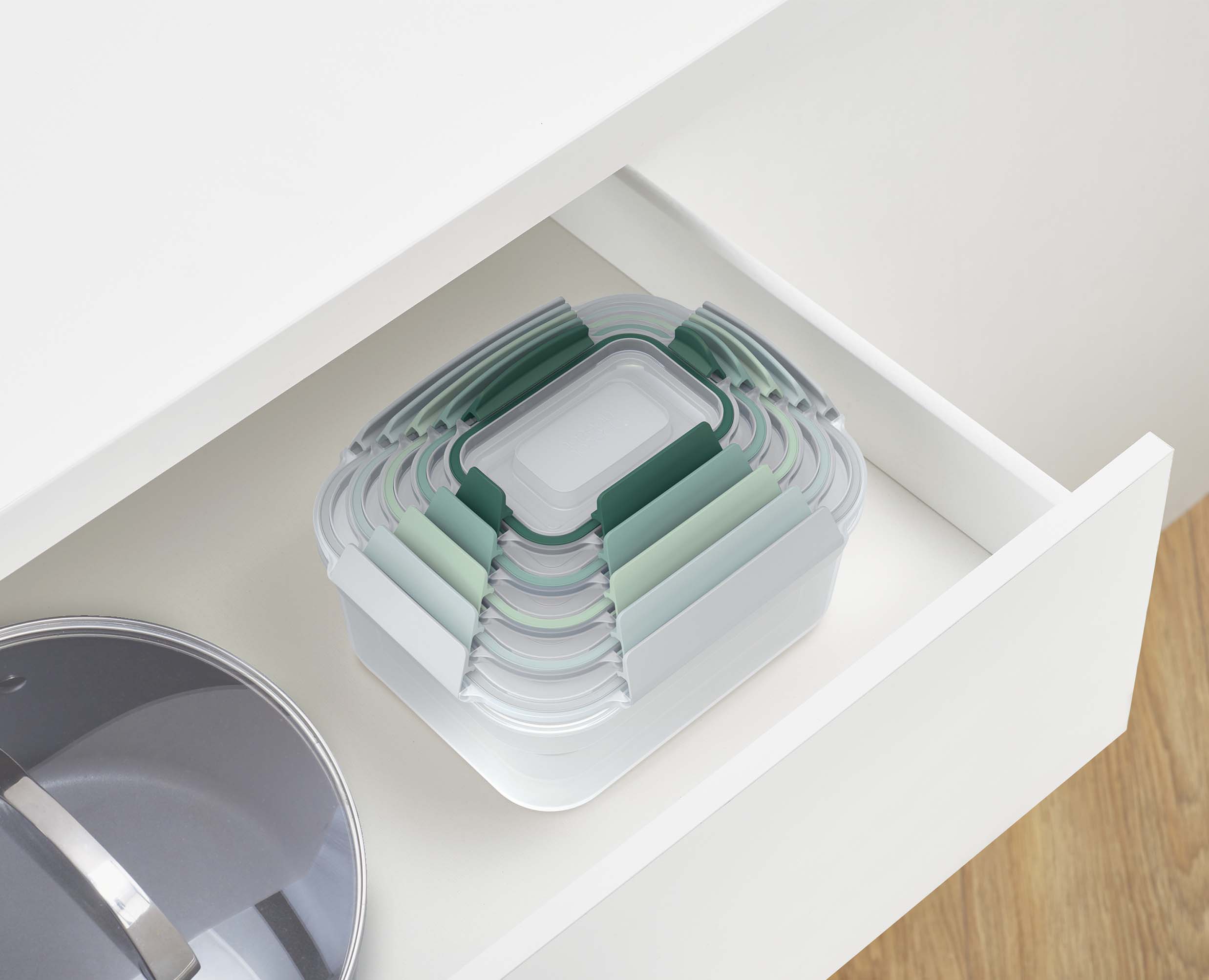 joseph-joseph-nest-lock-5-piece-green-food-container-set-editions-space-saving-a image 7