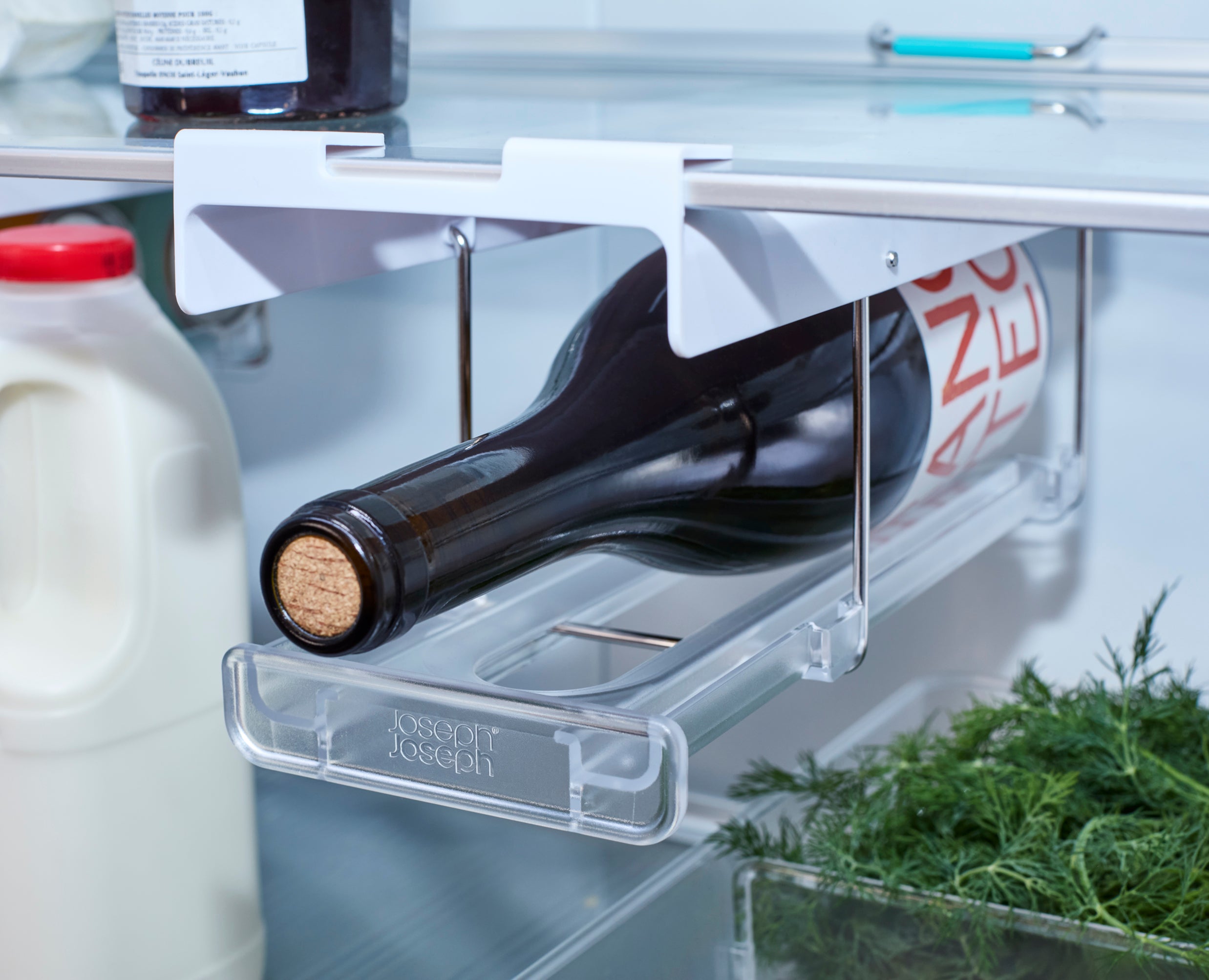 joseph-joseph-fridgestore-under-shelf-bottle-holder-can-dispenser-set-of-2 image 5
