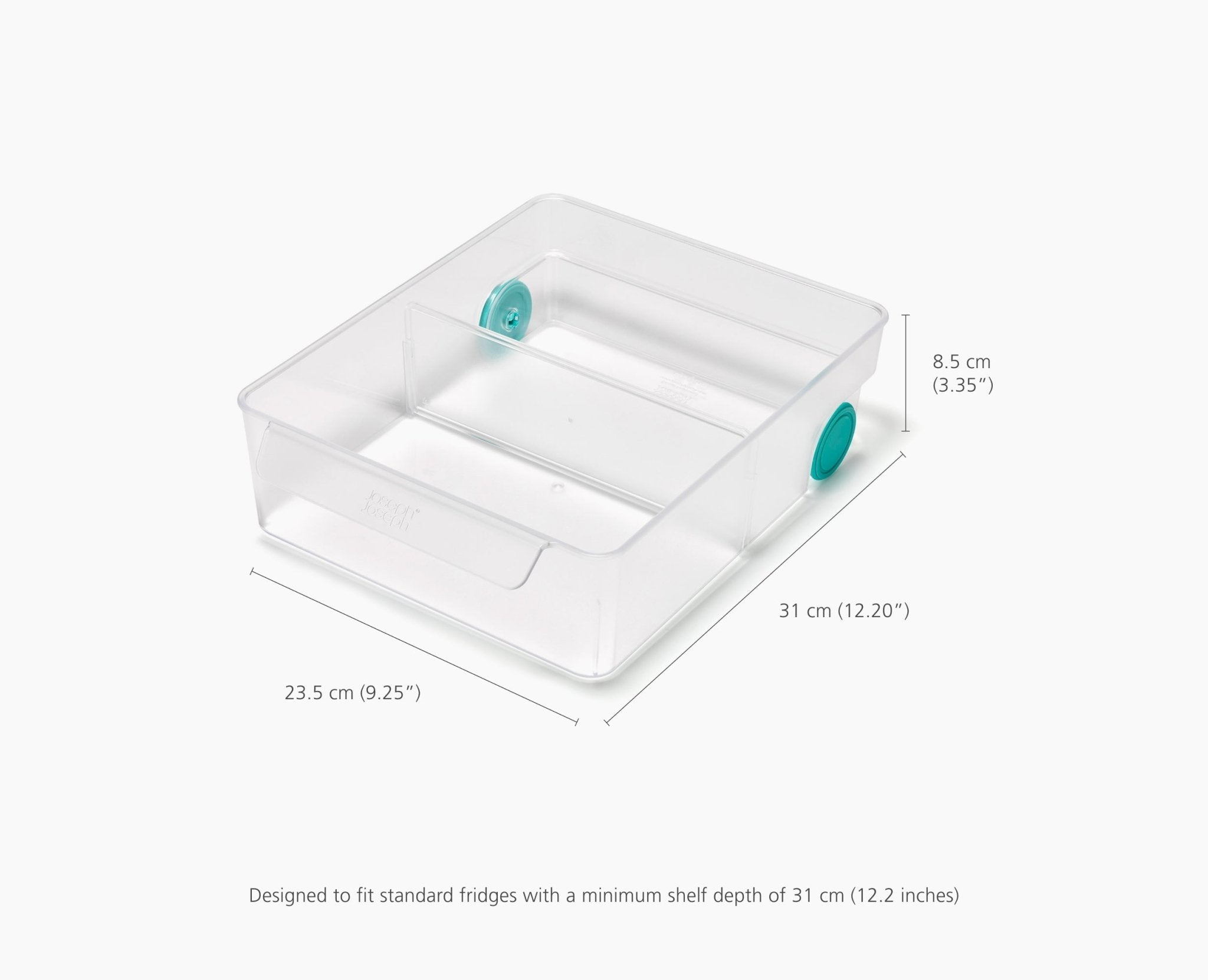 joseph-joseph-fridgestore-extra-large-storage-bin-with-divider-and-wheels image 7