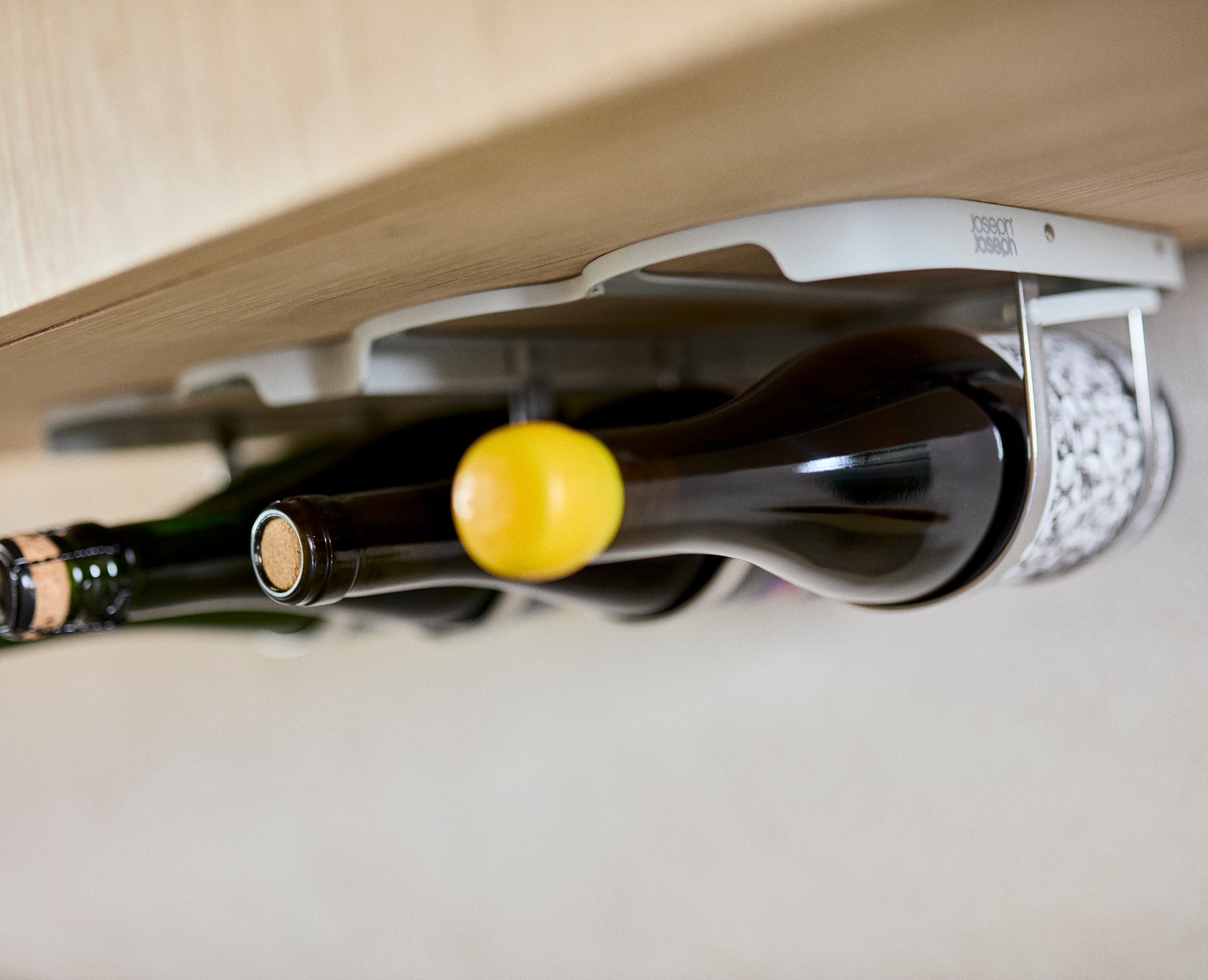 joseph-joseph-cradle-under-shelf-folding-wine-bottle-rack-space-saving-stainless image 5