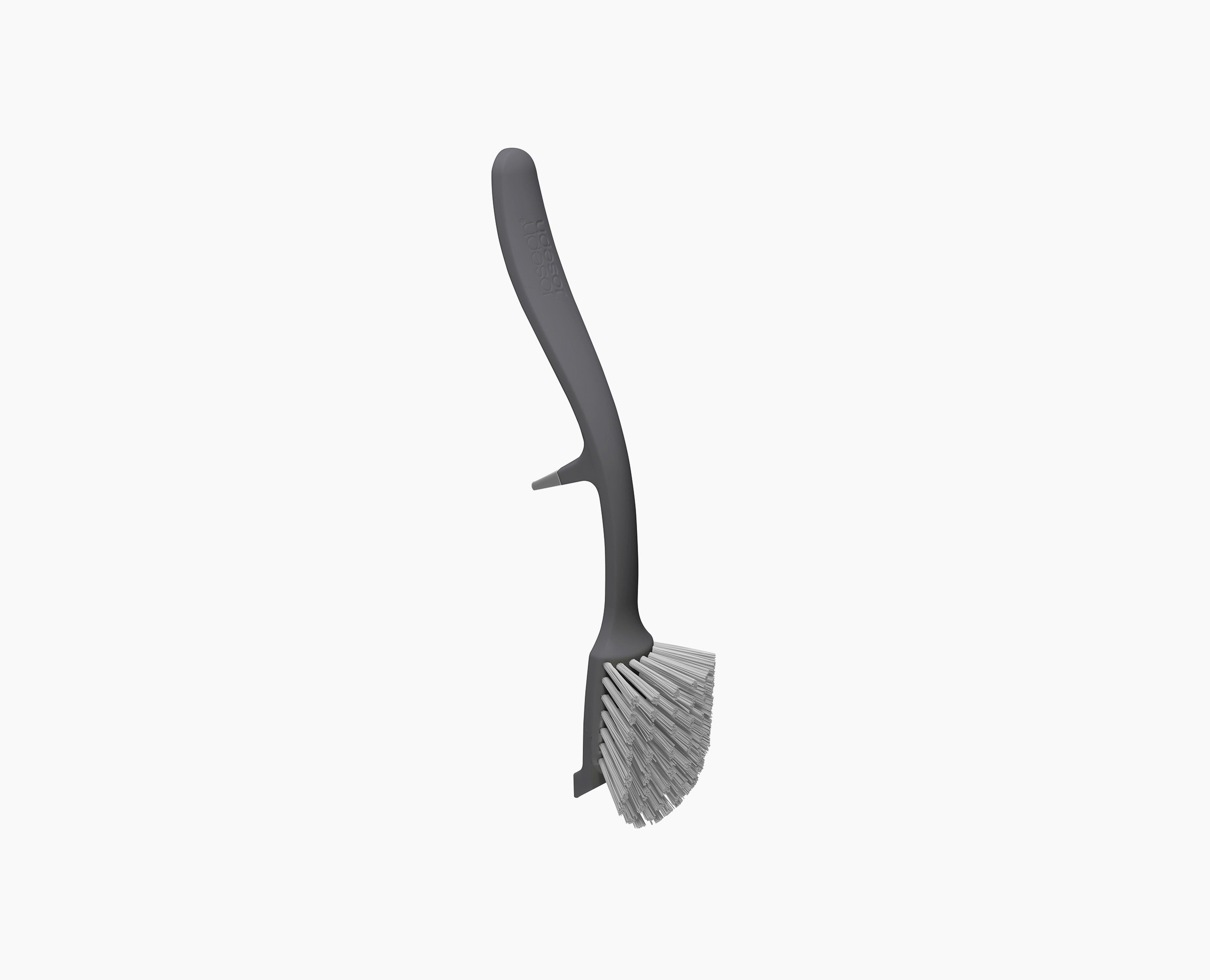 joseph-joseph-edge-grey-washing-up-brush-with-integrated-sink-rest-and-replaceme image 3
