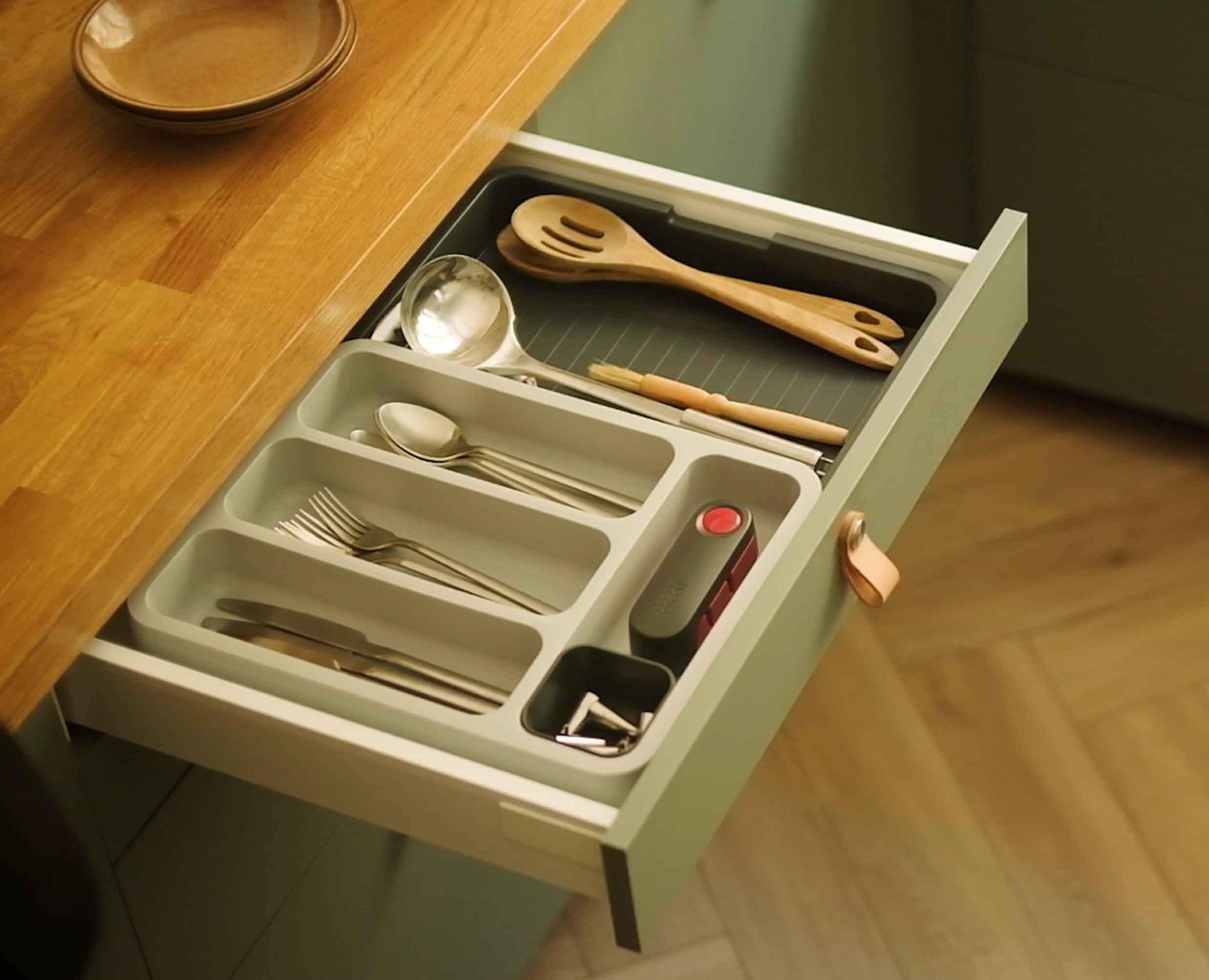 joseph-joseph-drawerstore-expandable-cutlery-tray-grey-adjustable-29-48cm image 3