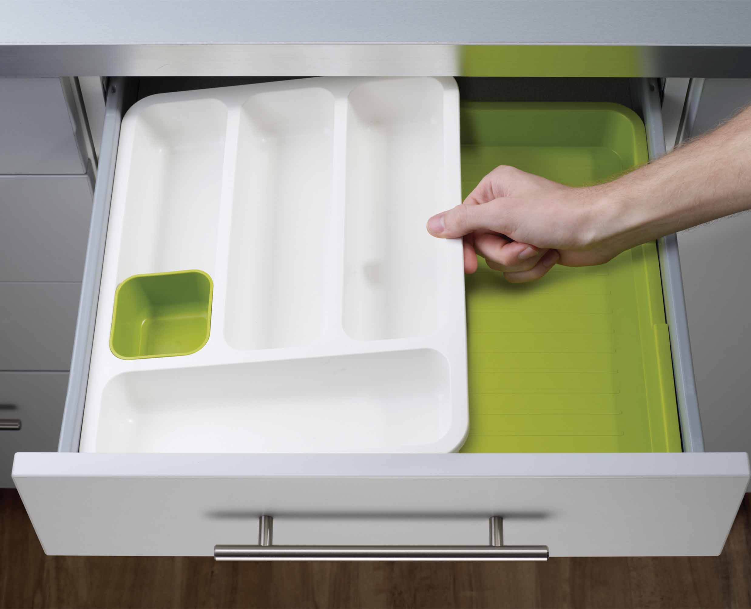 joseph-joseph-drawerstore-expandable-cutlery-tray-grey-adjustable-29-48cm image 5