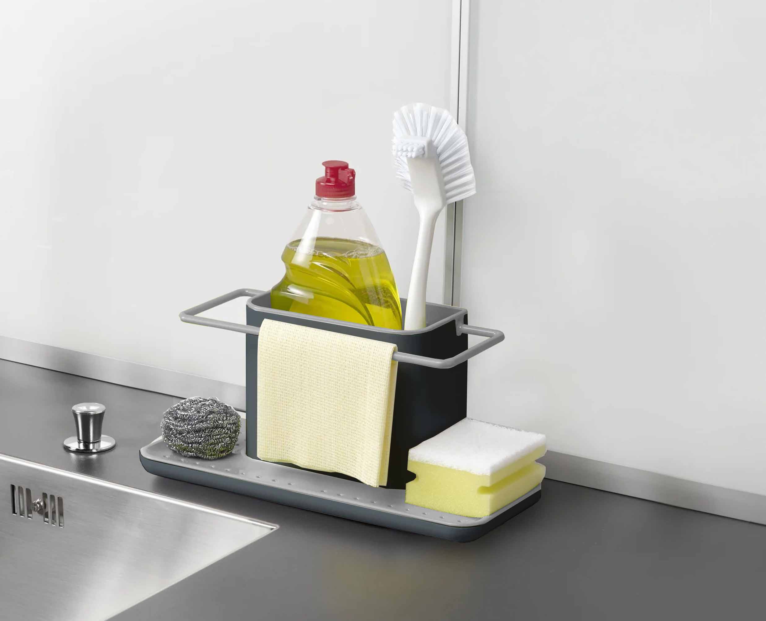joseph-joseph-caddy-large-grey-kitchen-sink-tidy-organize-your-sink-area-in-styl image 3