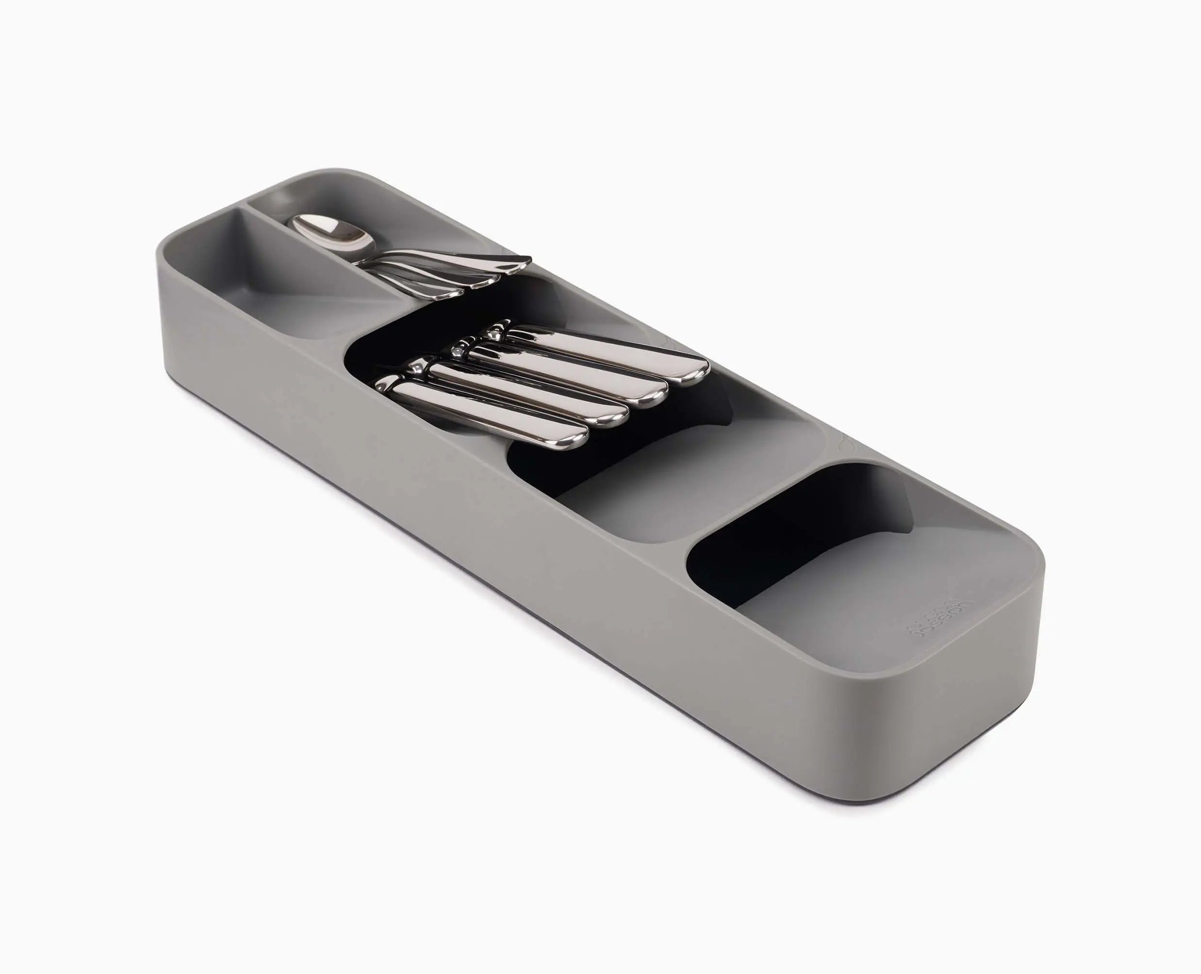 joseph-joseph-drawerstore-grey-compact-cutlery-organiser-space-saving-design image 1