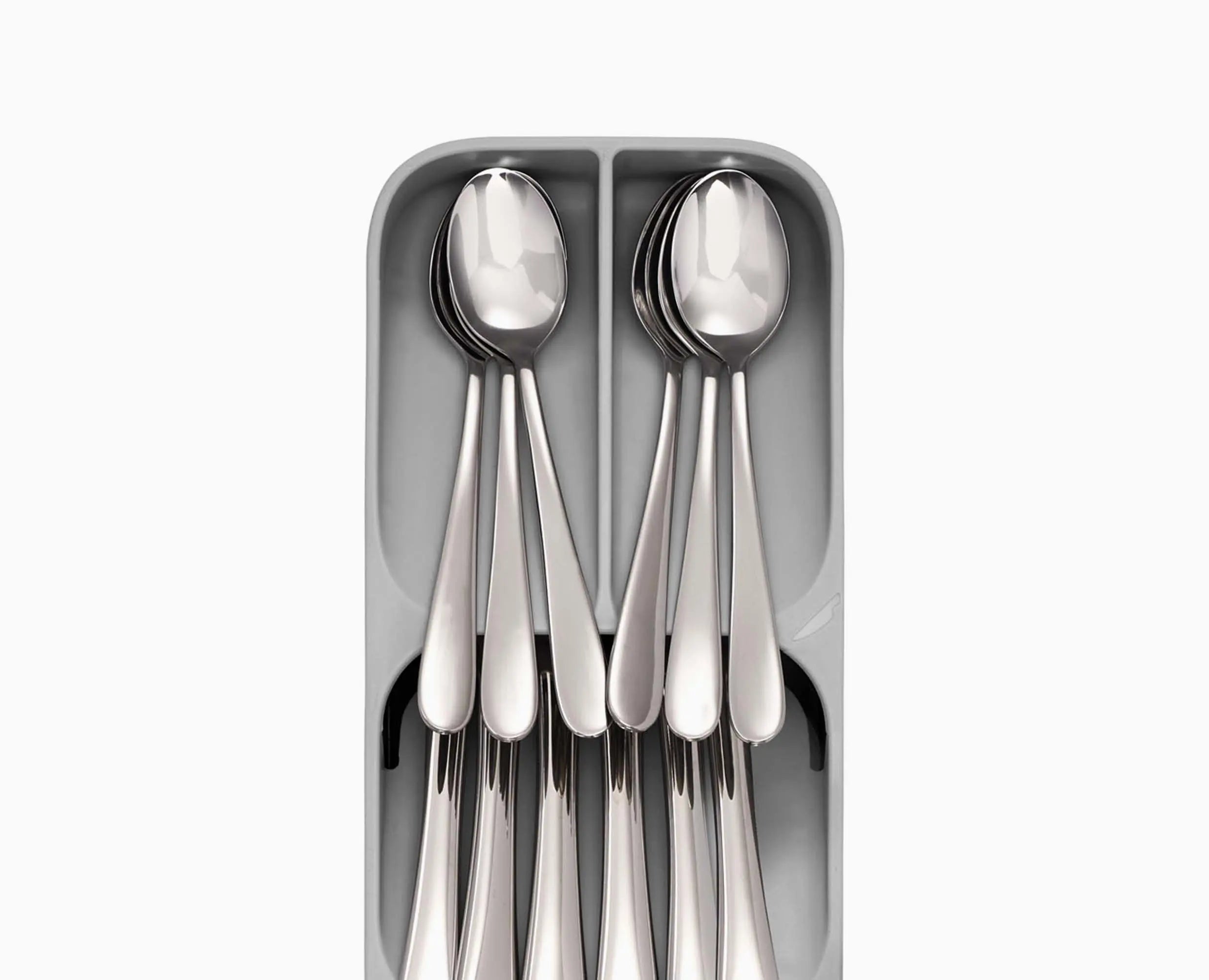 joseph-joseph-drawerstore-grey-compact-cutlery-organiser-space-saving-design image 3