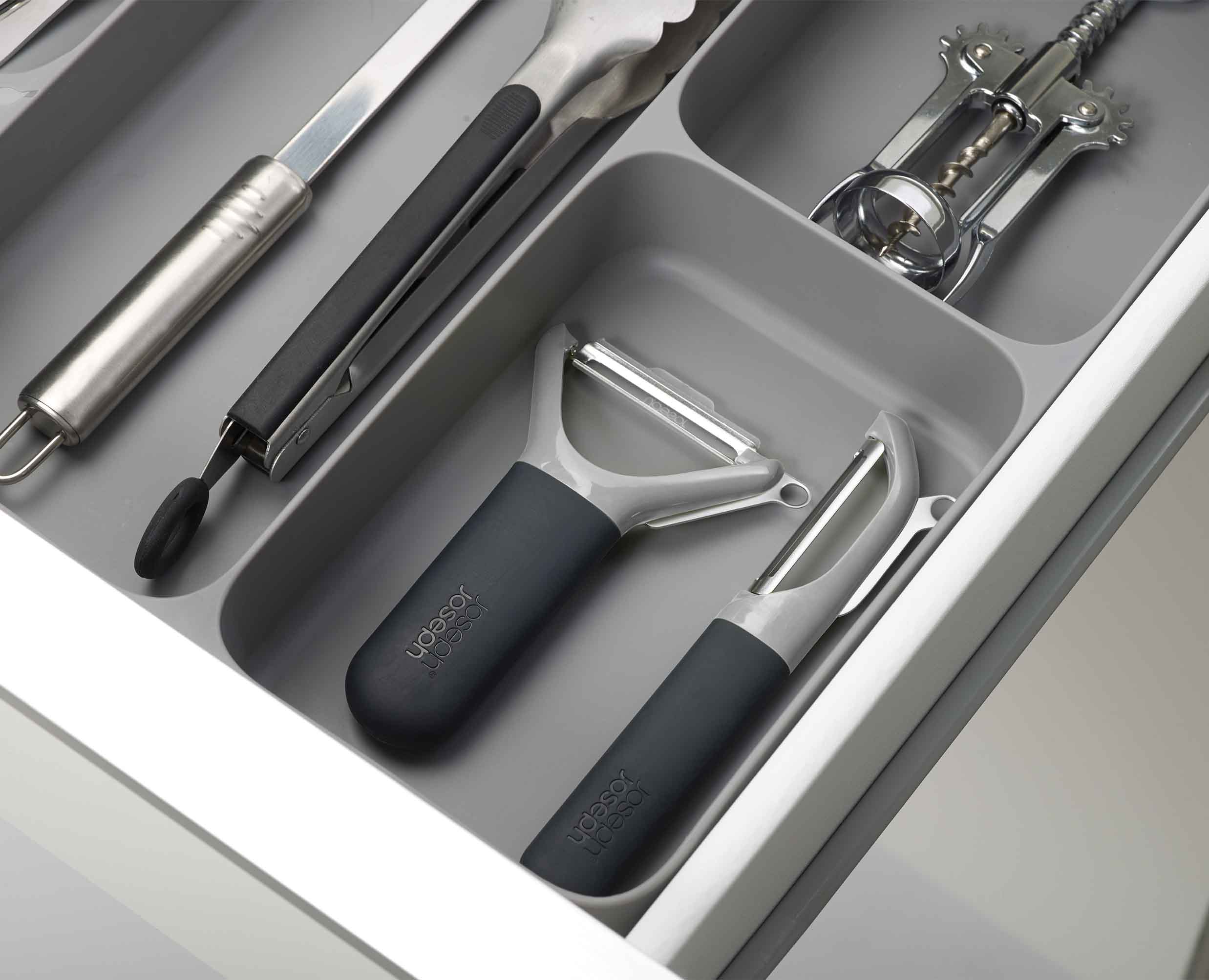 joseph-joseph-drawerstore-grey-cutlery-utensil-gadget-organiser-tiered-design-fo image 4